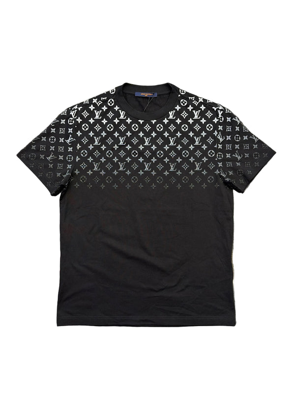 LV Icons Monogram Gradient Cotton T-Shirt Black
