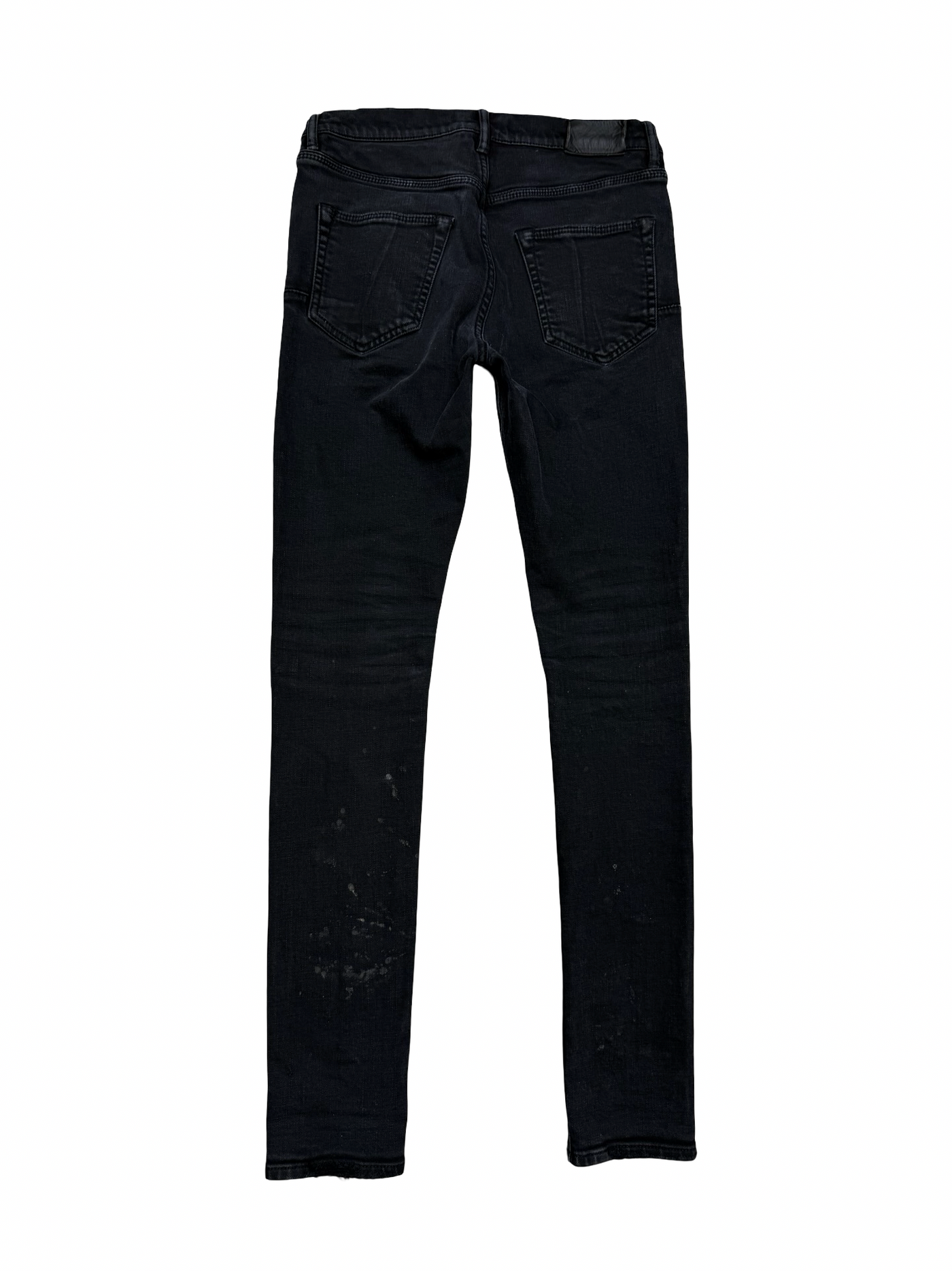 Purple Brand Chitch Straight Black Jeans