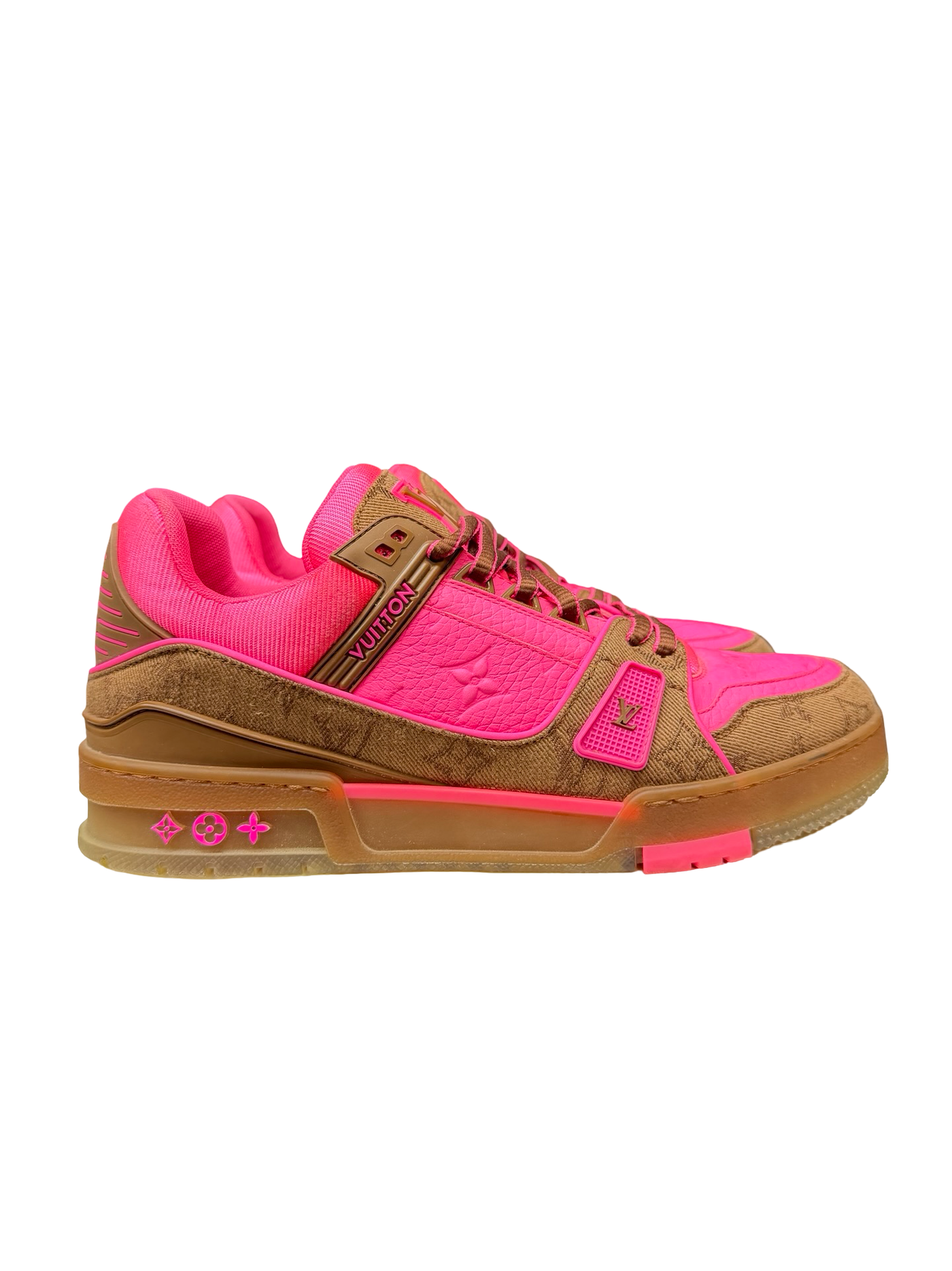 LV Trainer Pink Brown