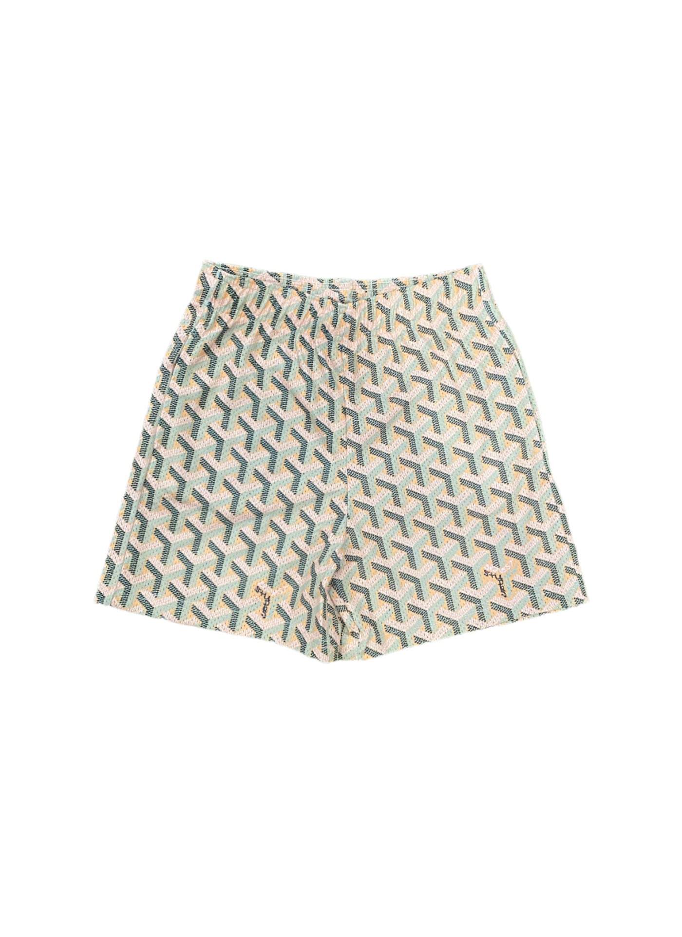 Bravest Studios Mesh Shorts Orange Yellow Green