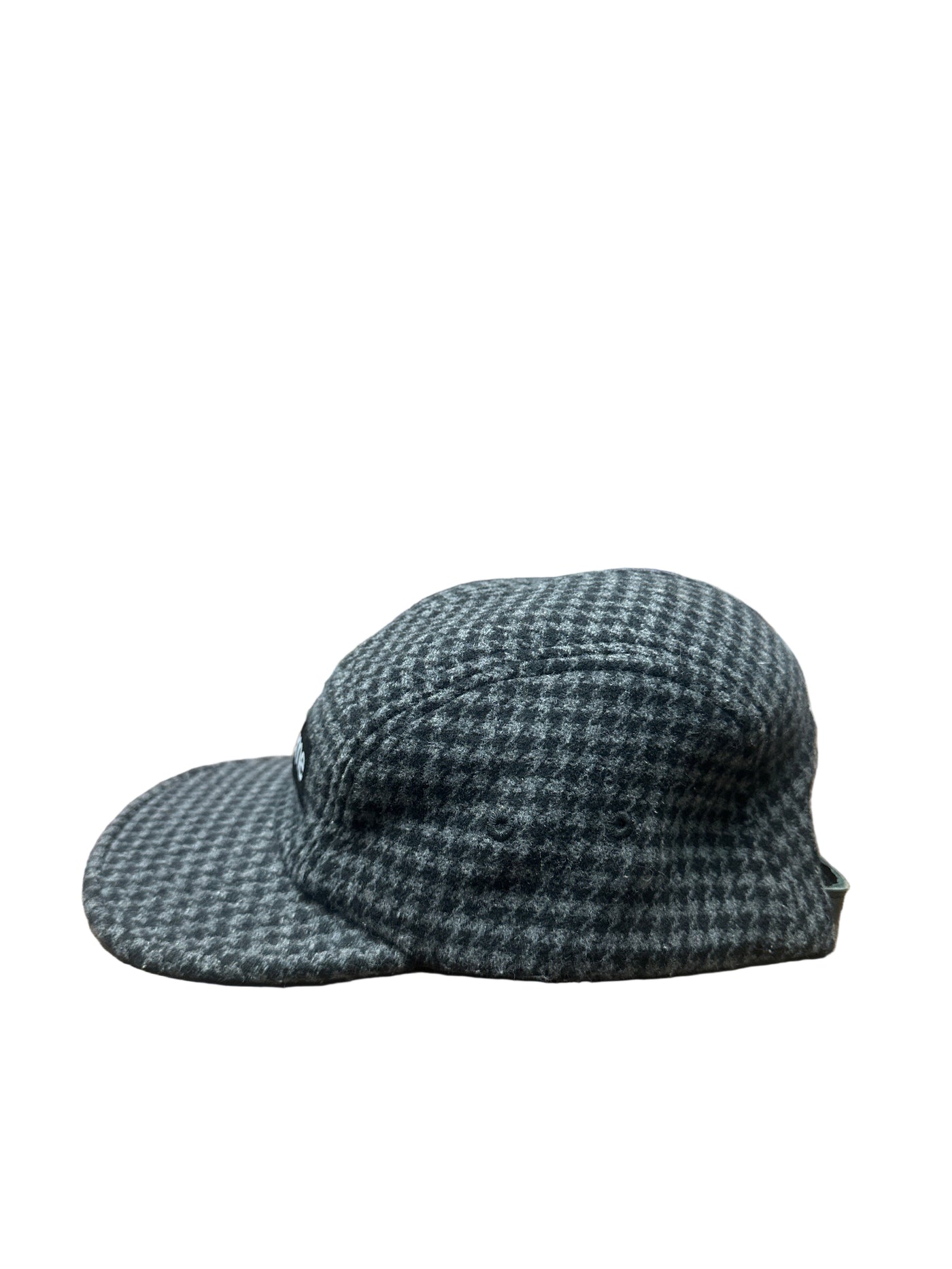 Supreme Houndstooth Wool Camp Cap Black