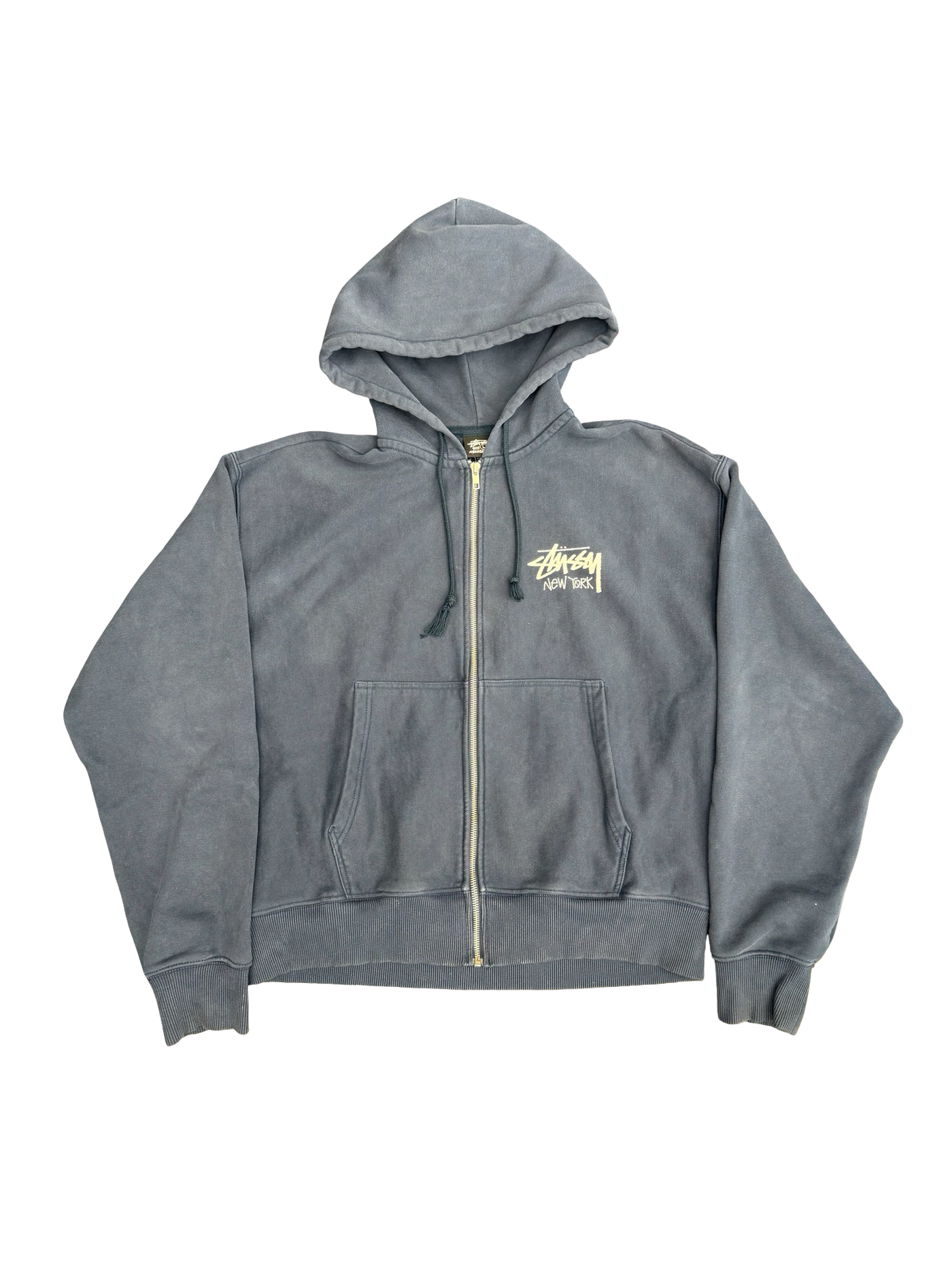 Stussy World New York Zip Up Hoodie