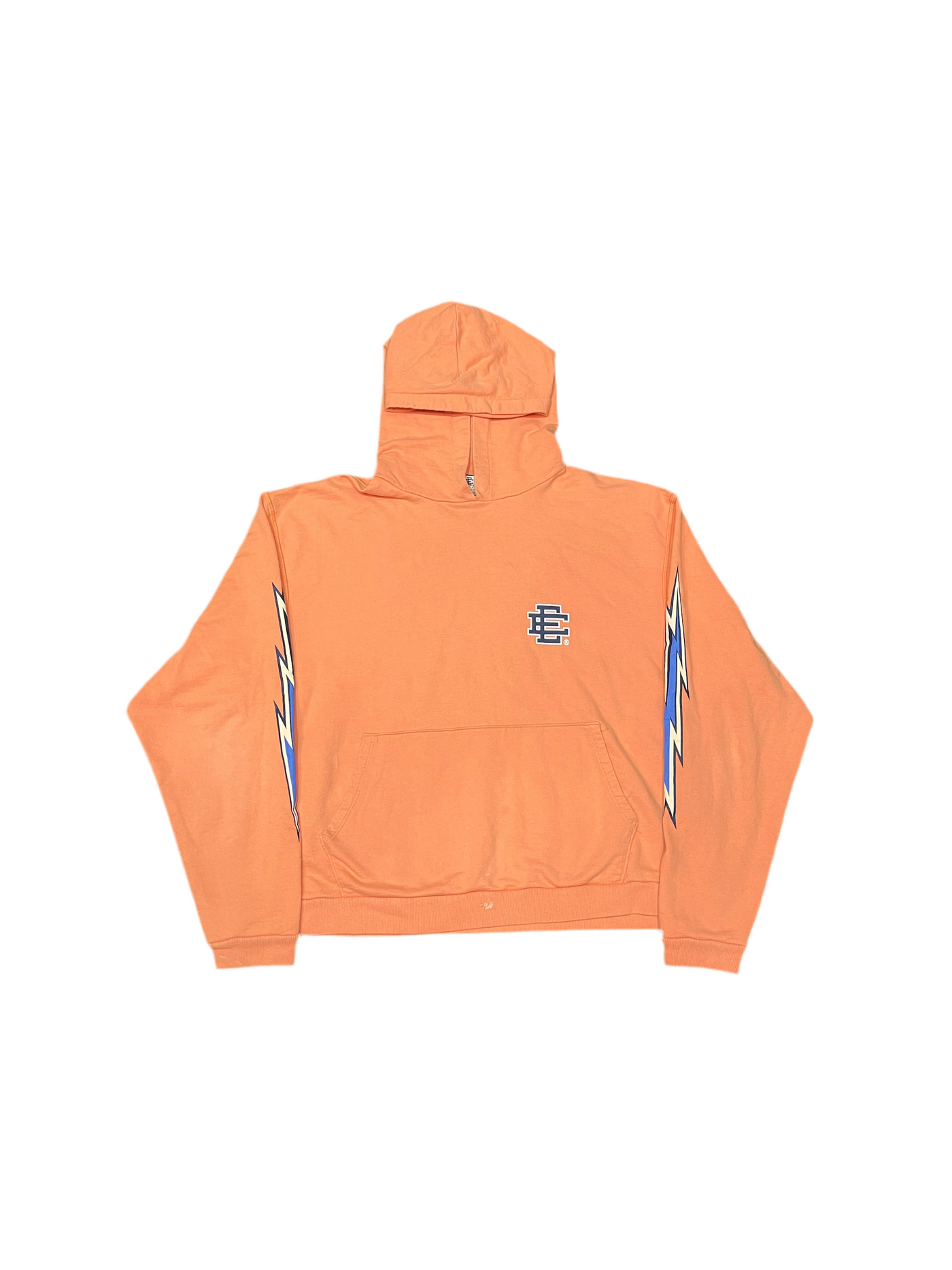 Eric Emanuel Lightning Bolt Hoodie Orange