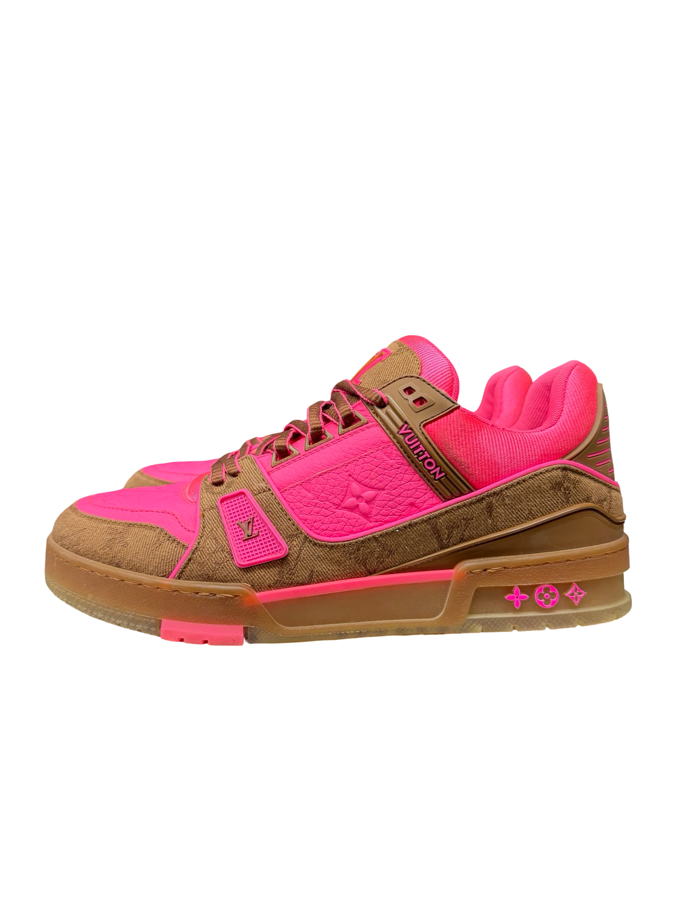 LV Trainer Pink Brown