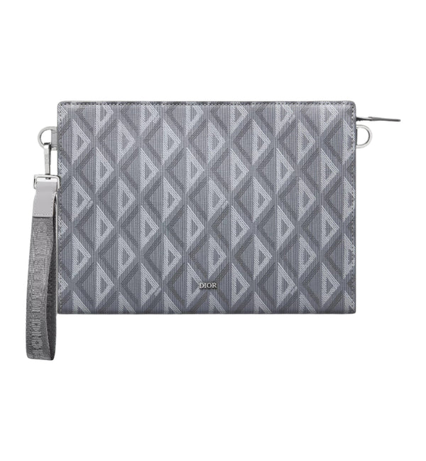 Dior A5 Triangle Pouch CD Diamond Grey