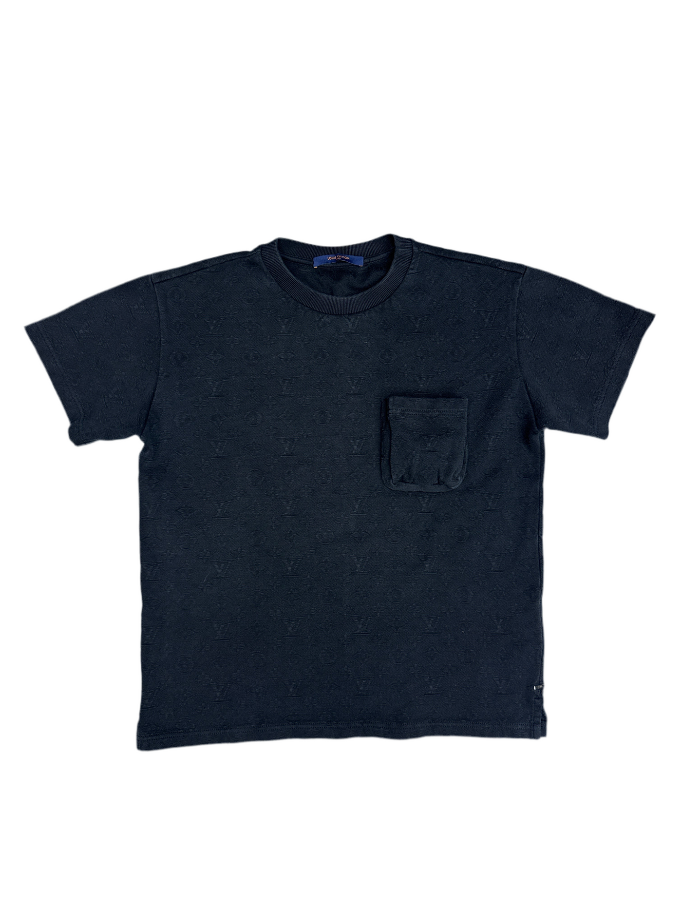 Lv Monogram Black Pocket Shirt