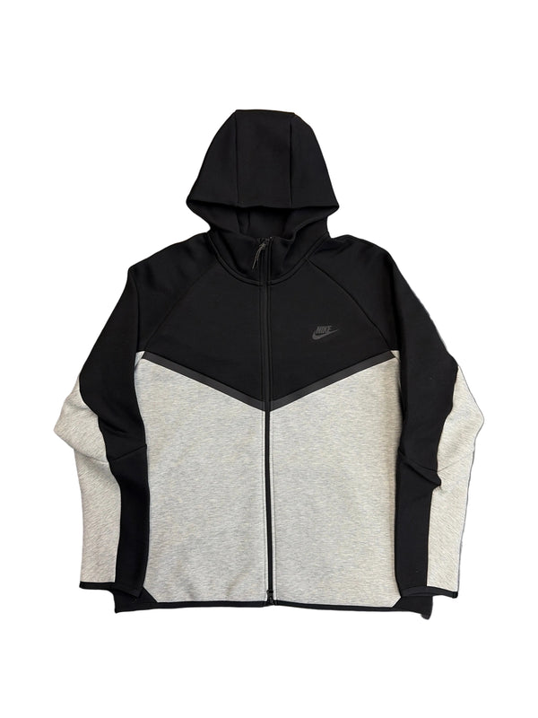 Nike Tech Fleece Full-Zip Windrunner Hoodie Black Grey