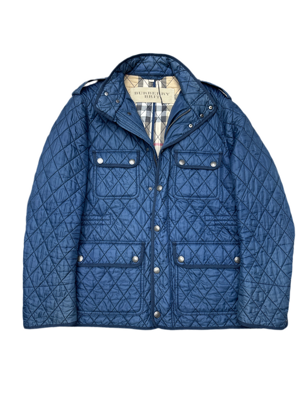 Burberry Brit House Check Pattern Puffer Coat