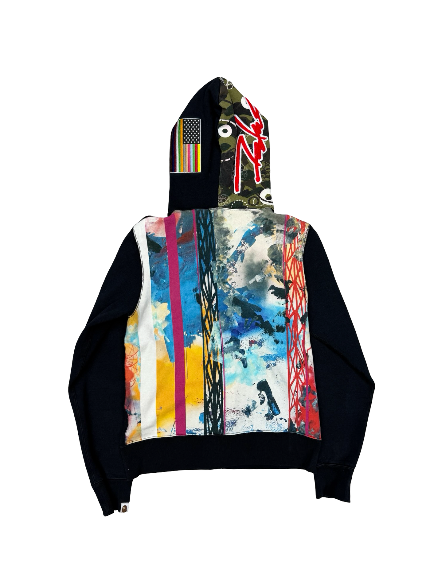 Futura × BAPE Shark Full Zip Hoodie