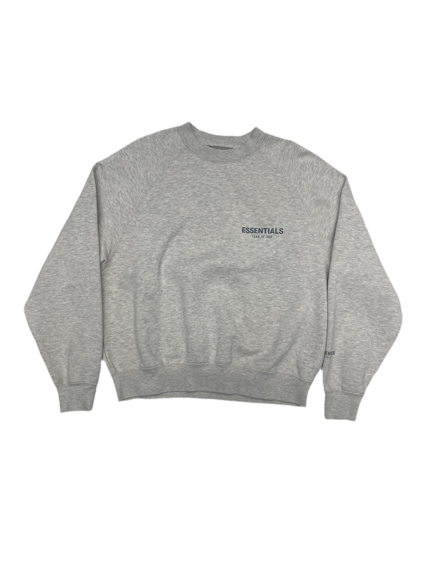 Essentials Crewneck Sweater Light Heather Oatmeal