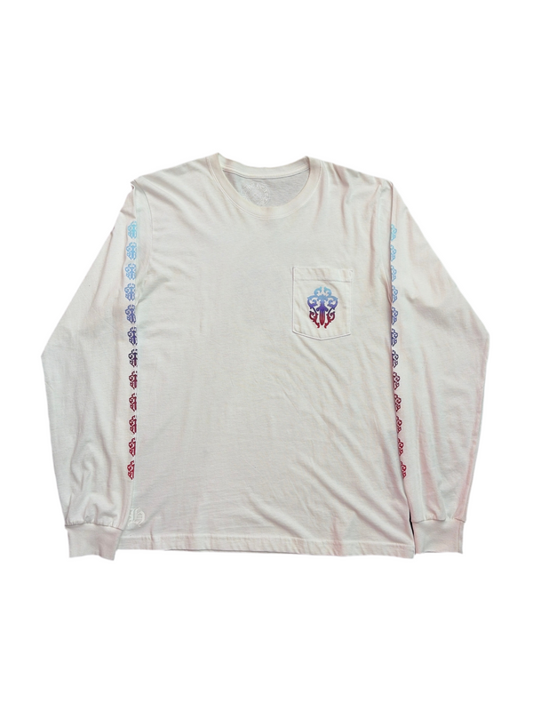 Chrome Hearts Gradient Motif L/S Shirt White