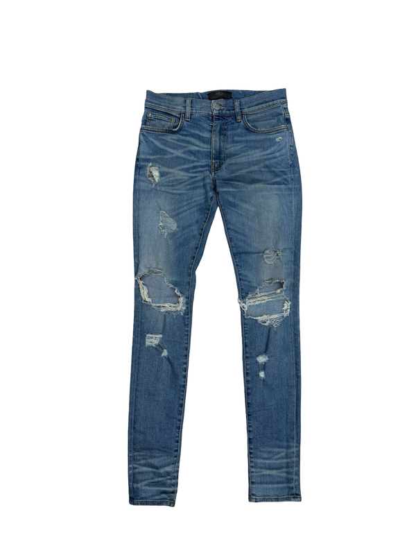 AMIRI MX1 Distressed Effect Skinny Jeans