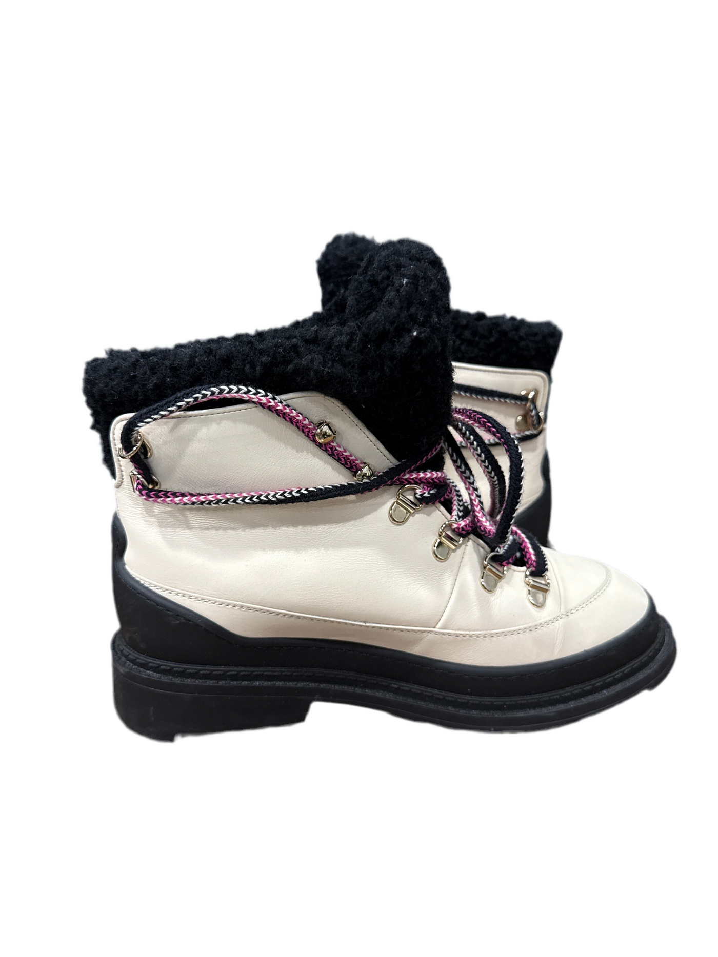 Chanel Interlocking CC Logo Combat Boots