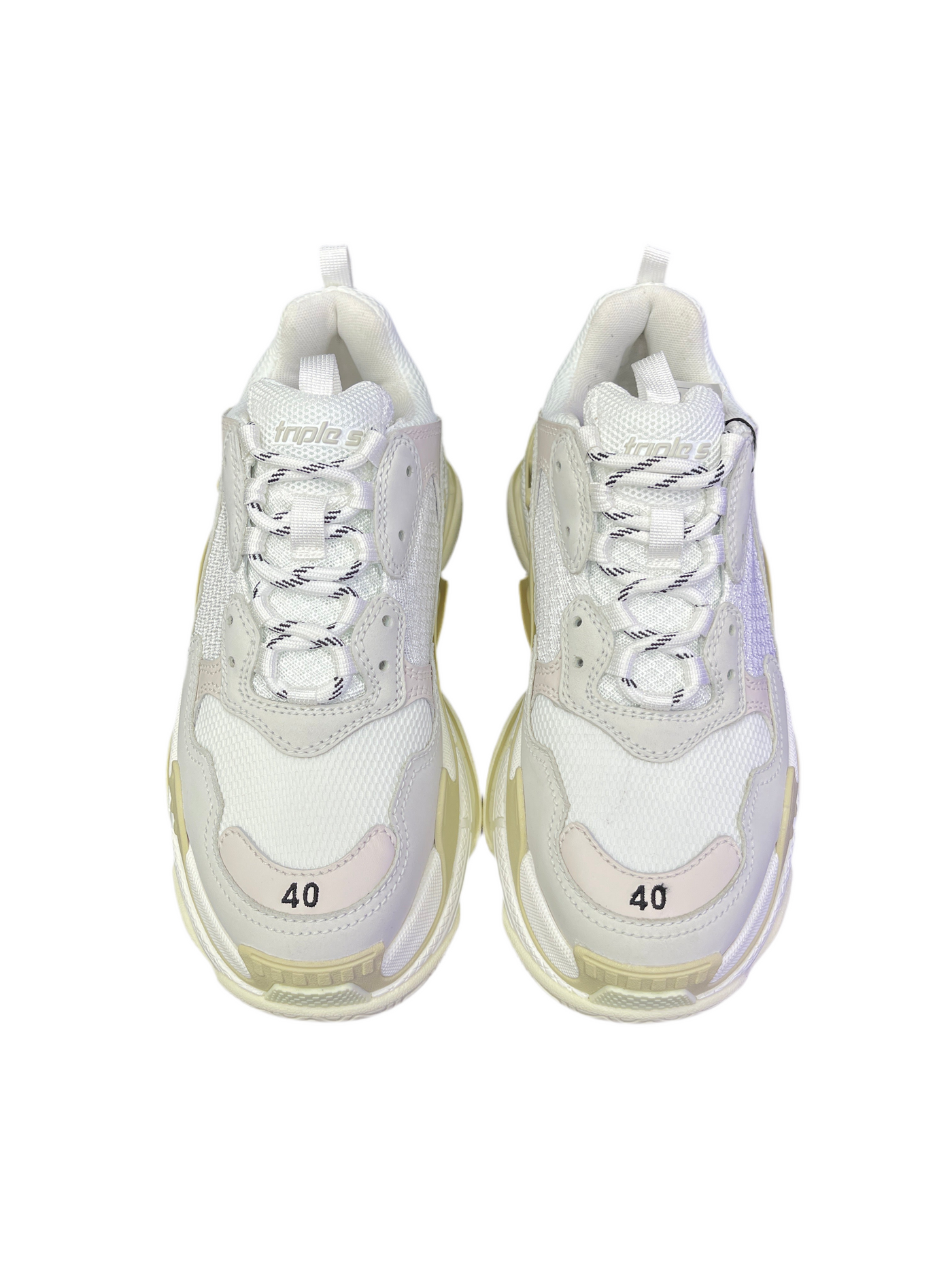 WMNS Balenciaga Triple S White Beige