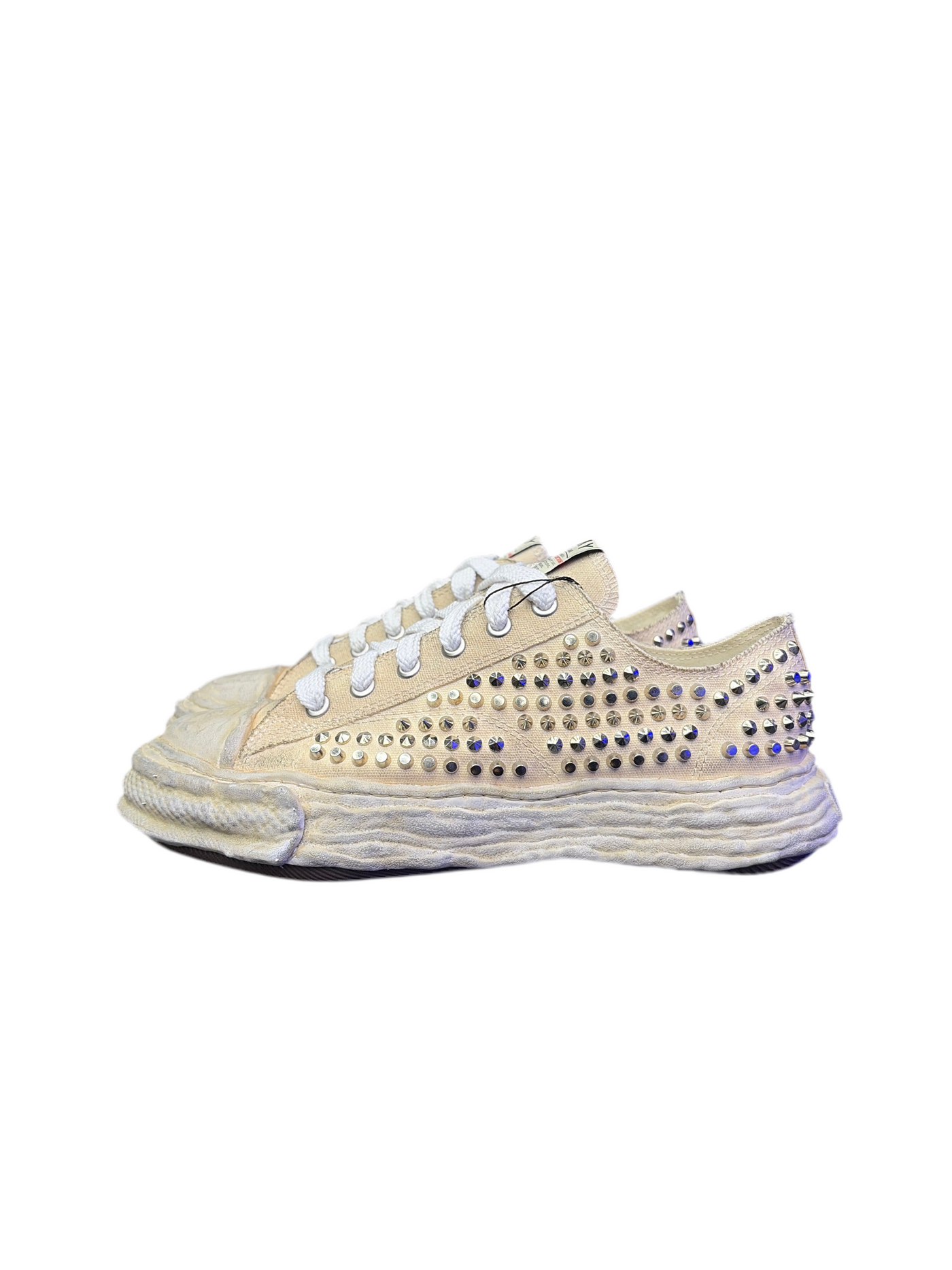 MMY Peterson 23 OG Sole Studded Canvas Low White