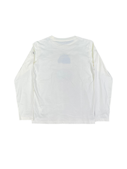 Big Kid Moncler Ski Mask Sweatshirt White