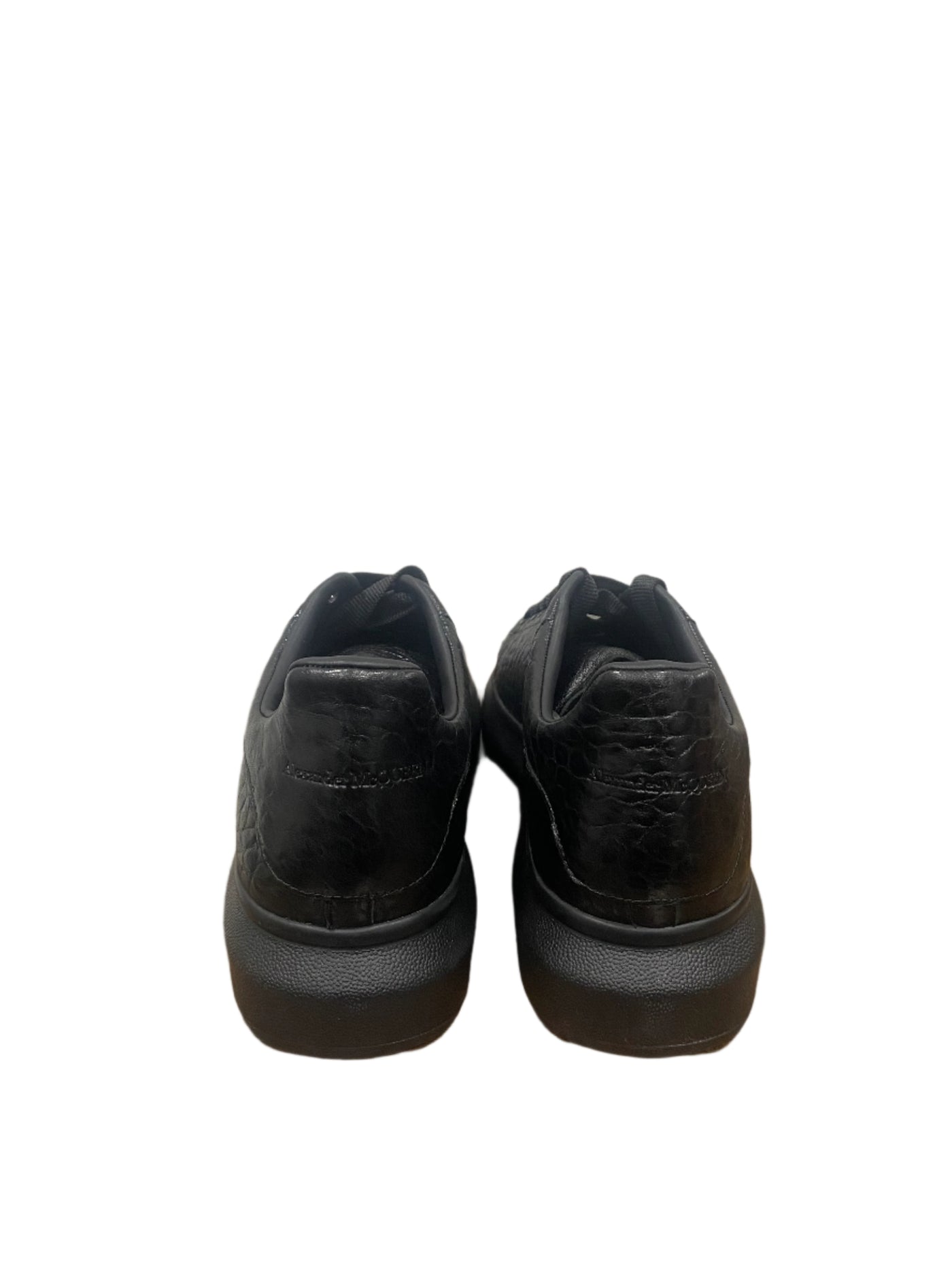 Alexander McQueen Oversized Leather Sneakers Black