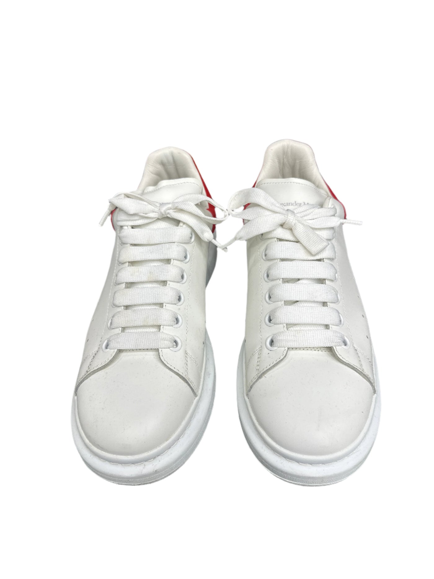 Alexander McQueen Oversized White and Red Sneakers