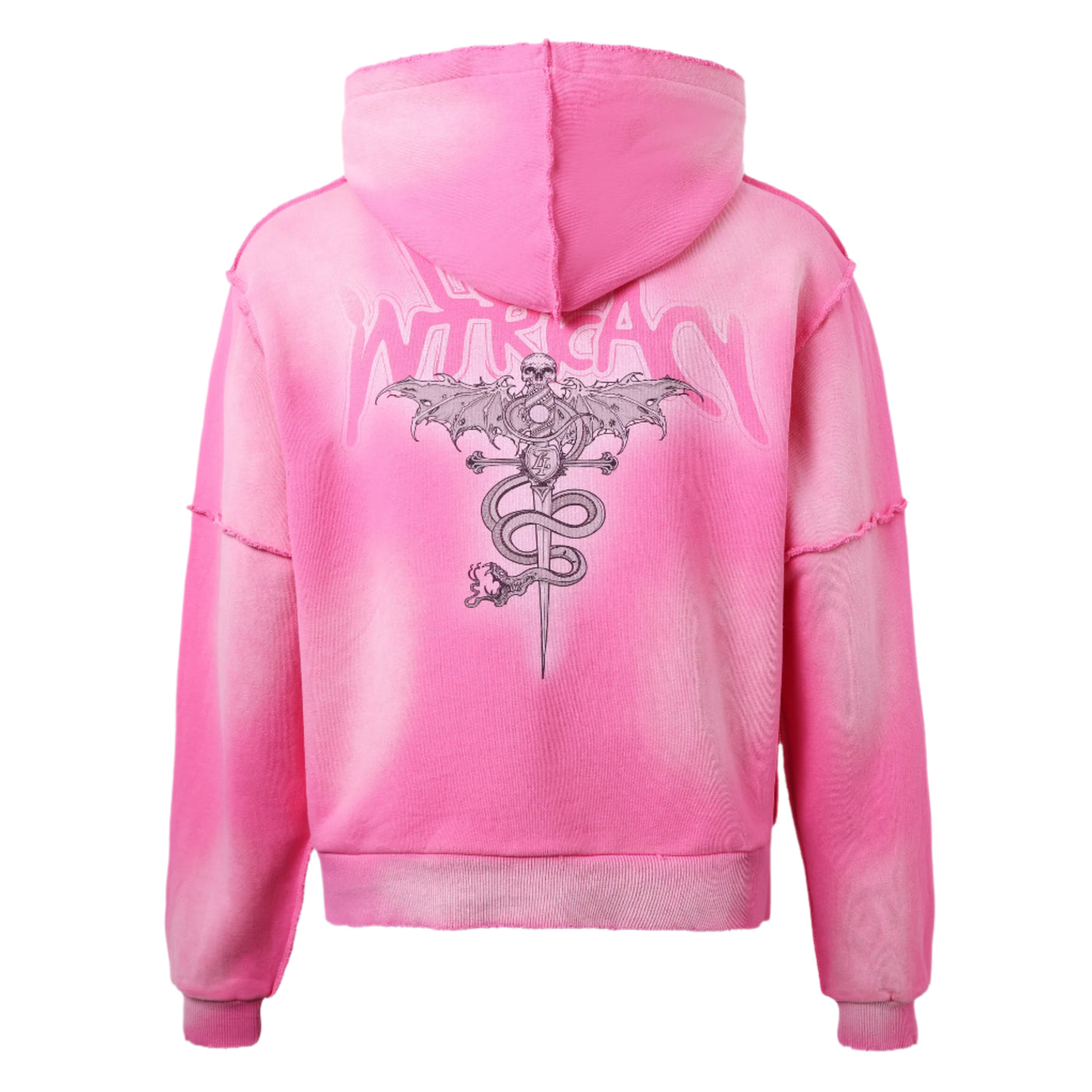 Lost Intricacy Pink Zip Up Hoodie