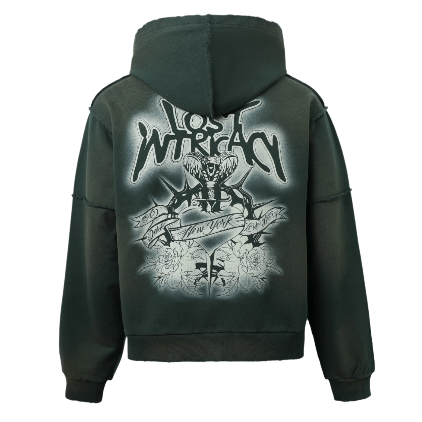 Lost Intricacy Emerald Zip Up Hoodie
