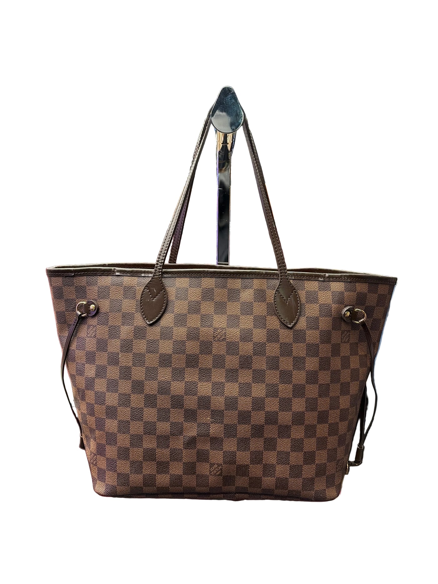 LV Neverfull MM Tote Bag Brown