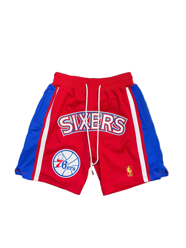 NBA Just Don Hardwood Classics Shorts 76ers 1996 Red