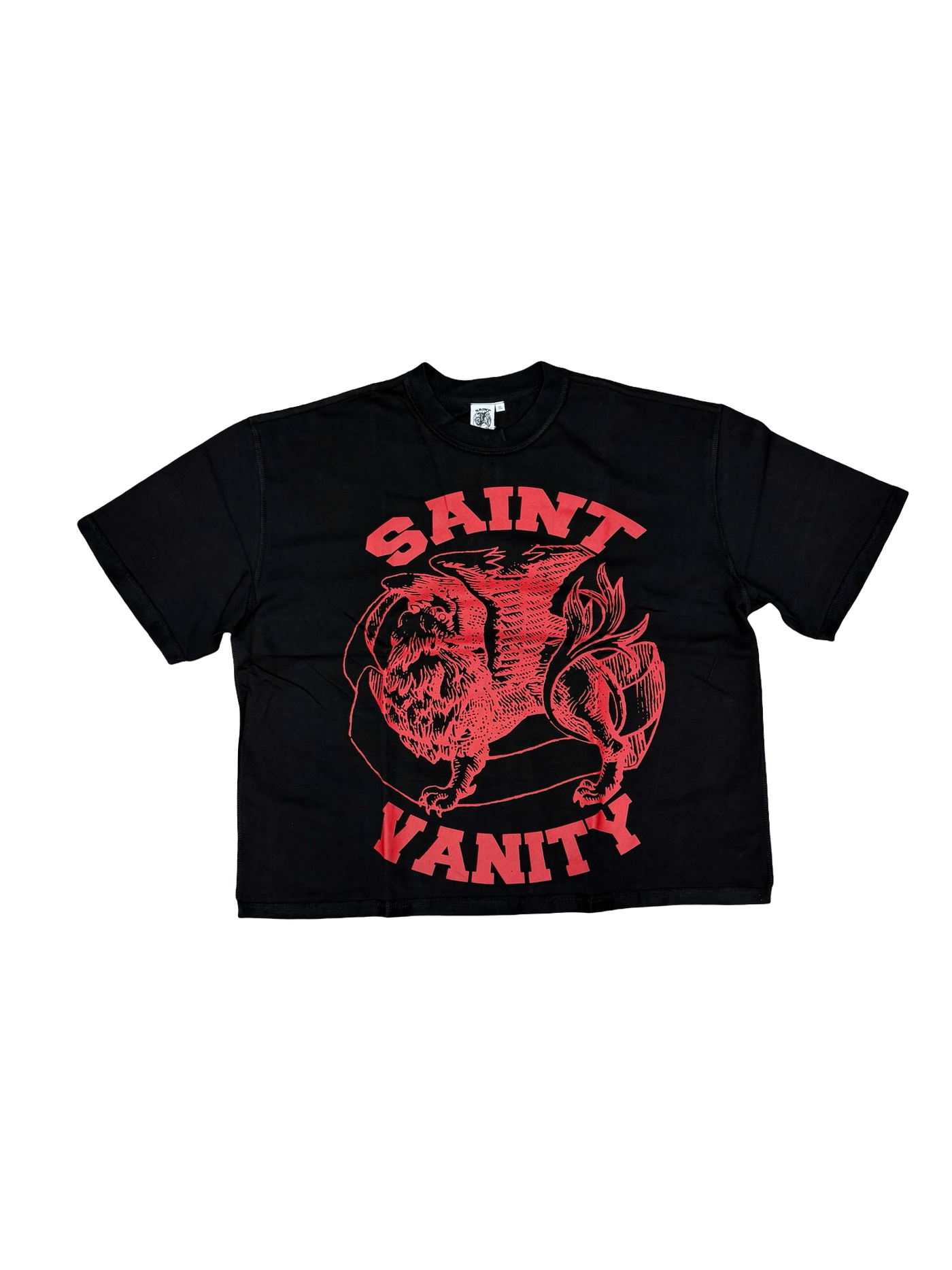Saint Vanity Griffin Tee Black Red