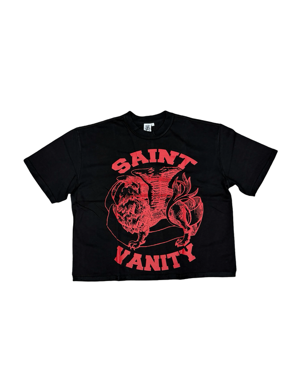 Saint Vanity Griffin Tee Black Red