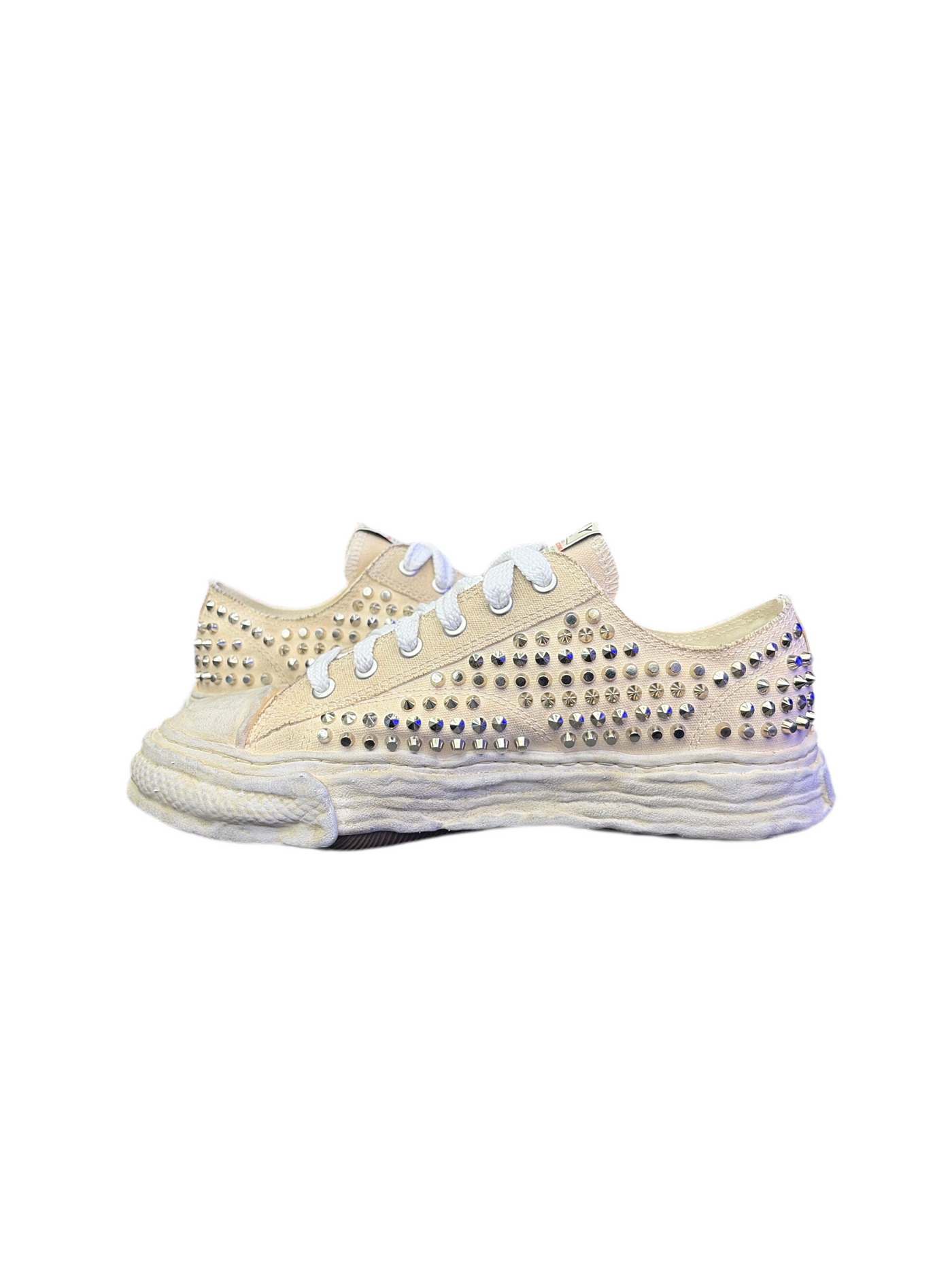 MMY Peterson 23 OG Sole Studded Canvas Low White