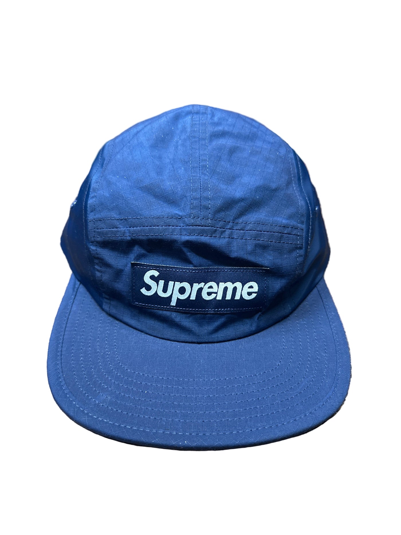 Supreme Military Camp Cap Dark Royal (SS25)