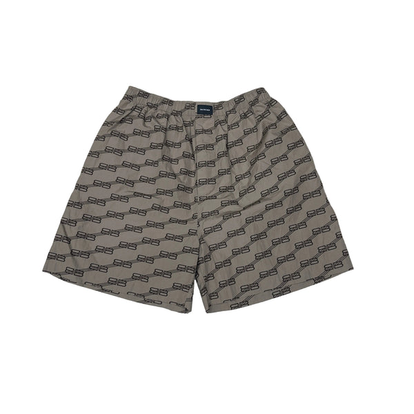 Balenciaga Men's Logo Print Casual Shorts