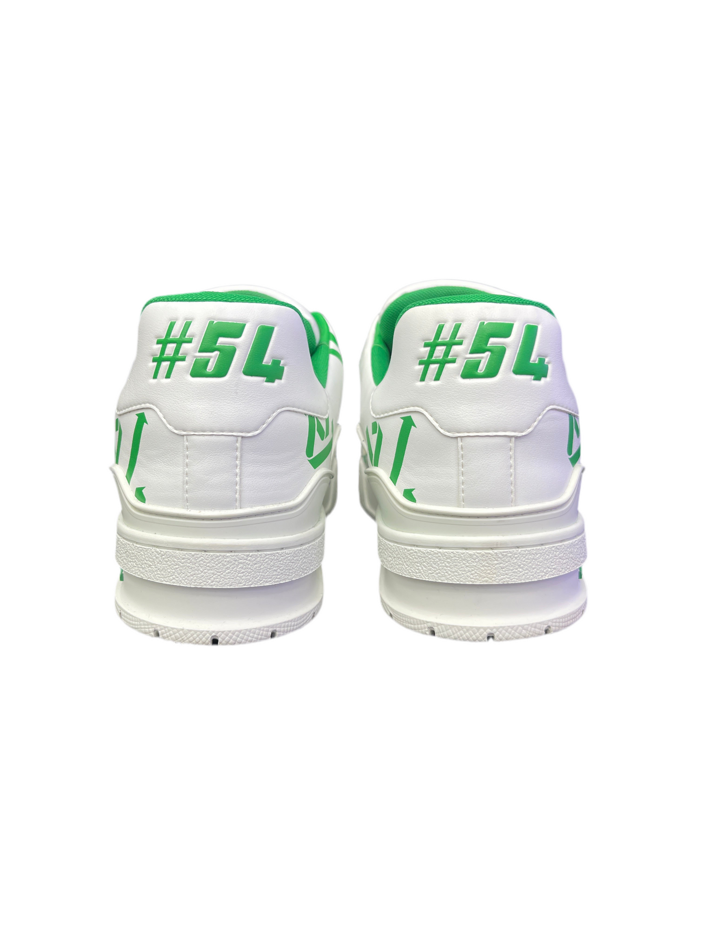 LV Trainer White Green Recycled