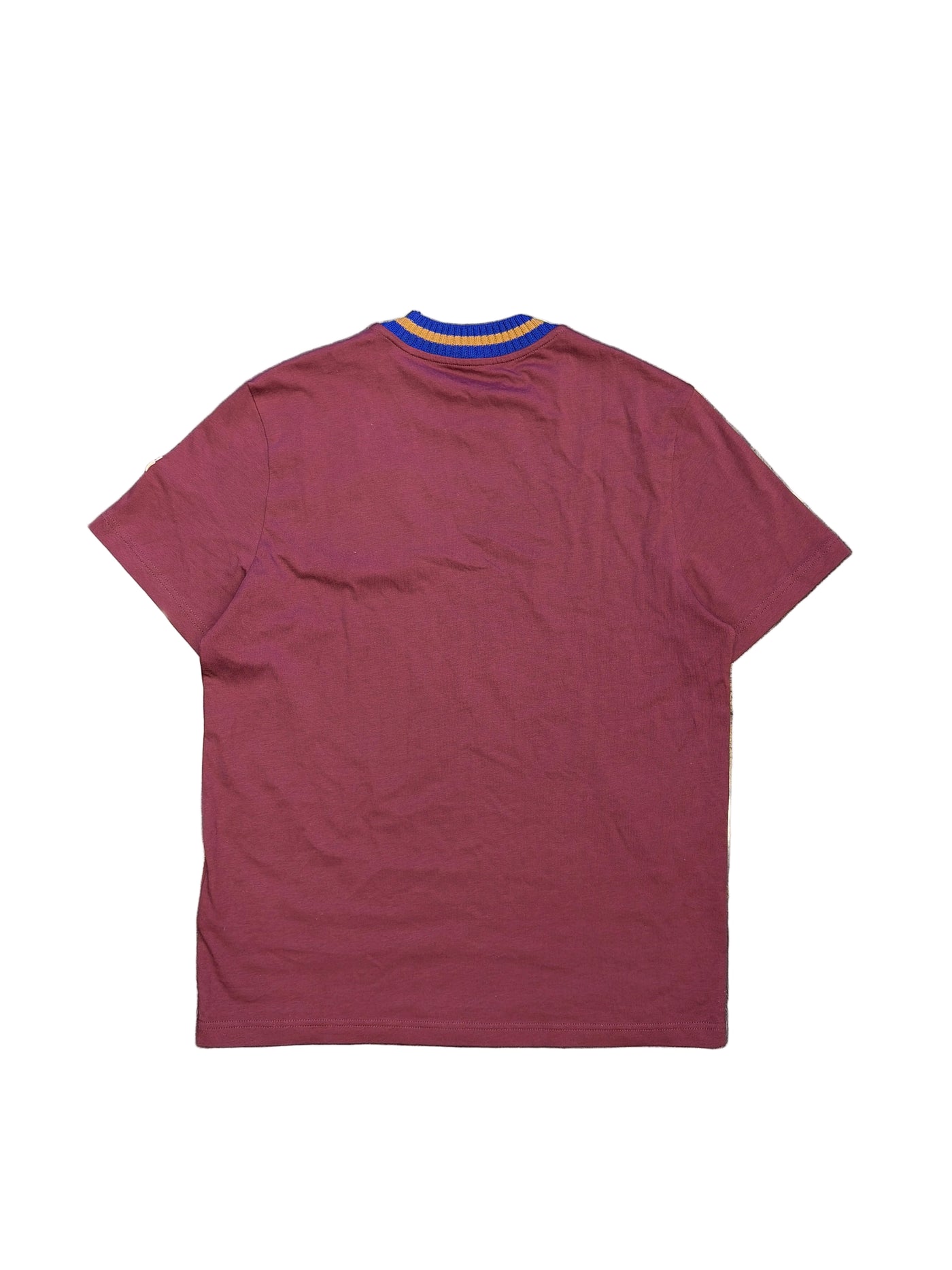 Moncler Logo Embroidered T-Shirt Goth Red