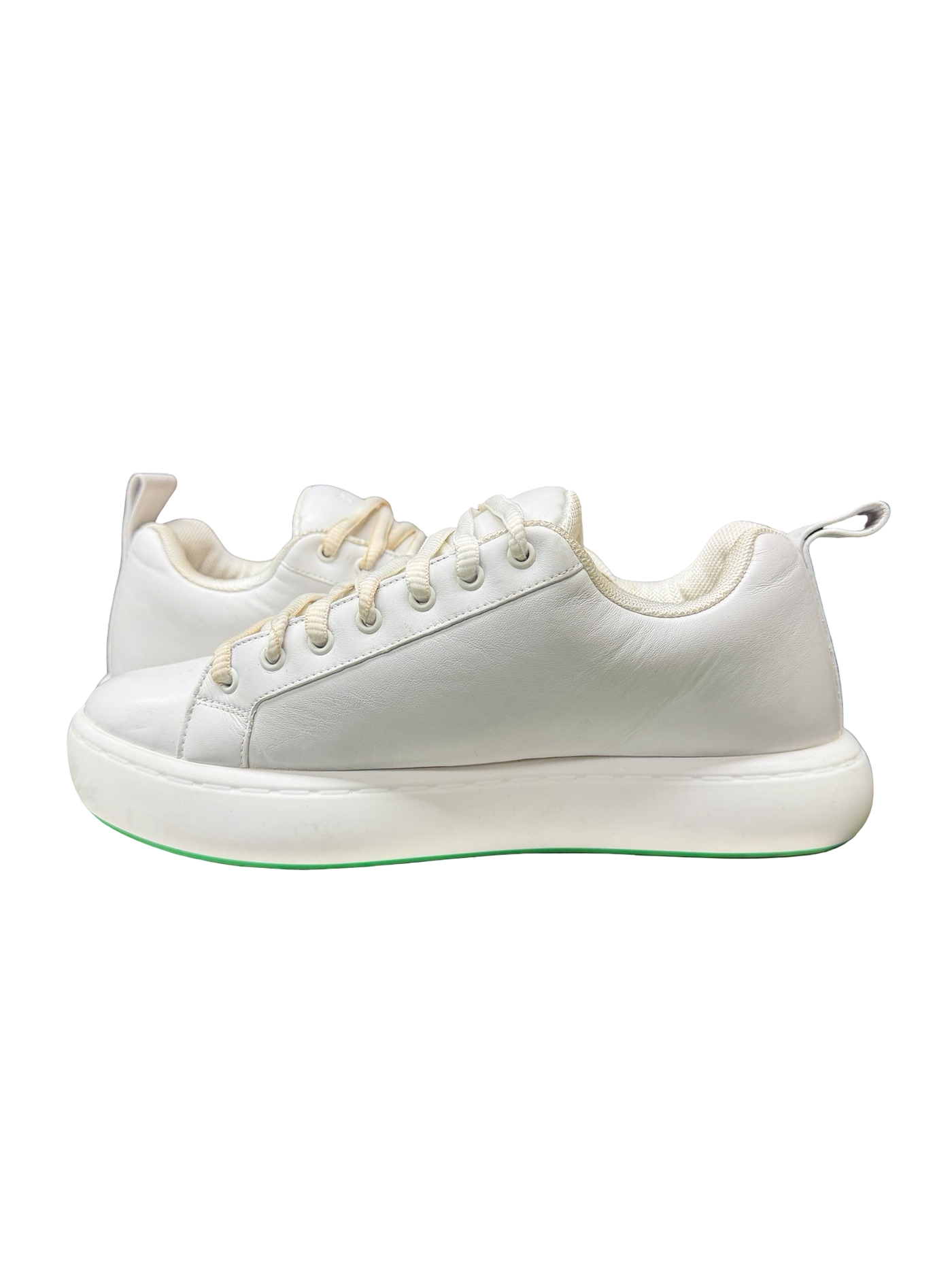 Bottega Veneta Leather Pillow Low Top Sneaker White