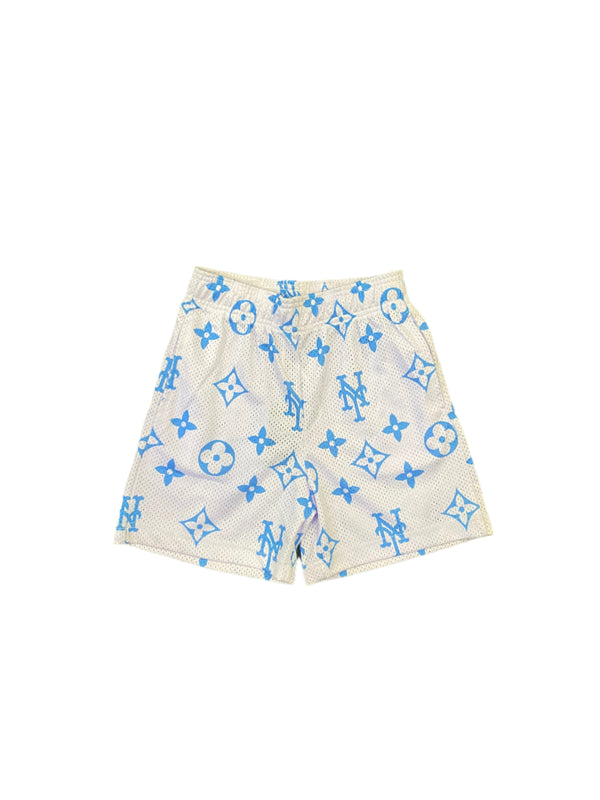 Bravest Studios Mesh Shorts White Light Blue