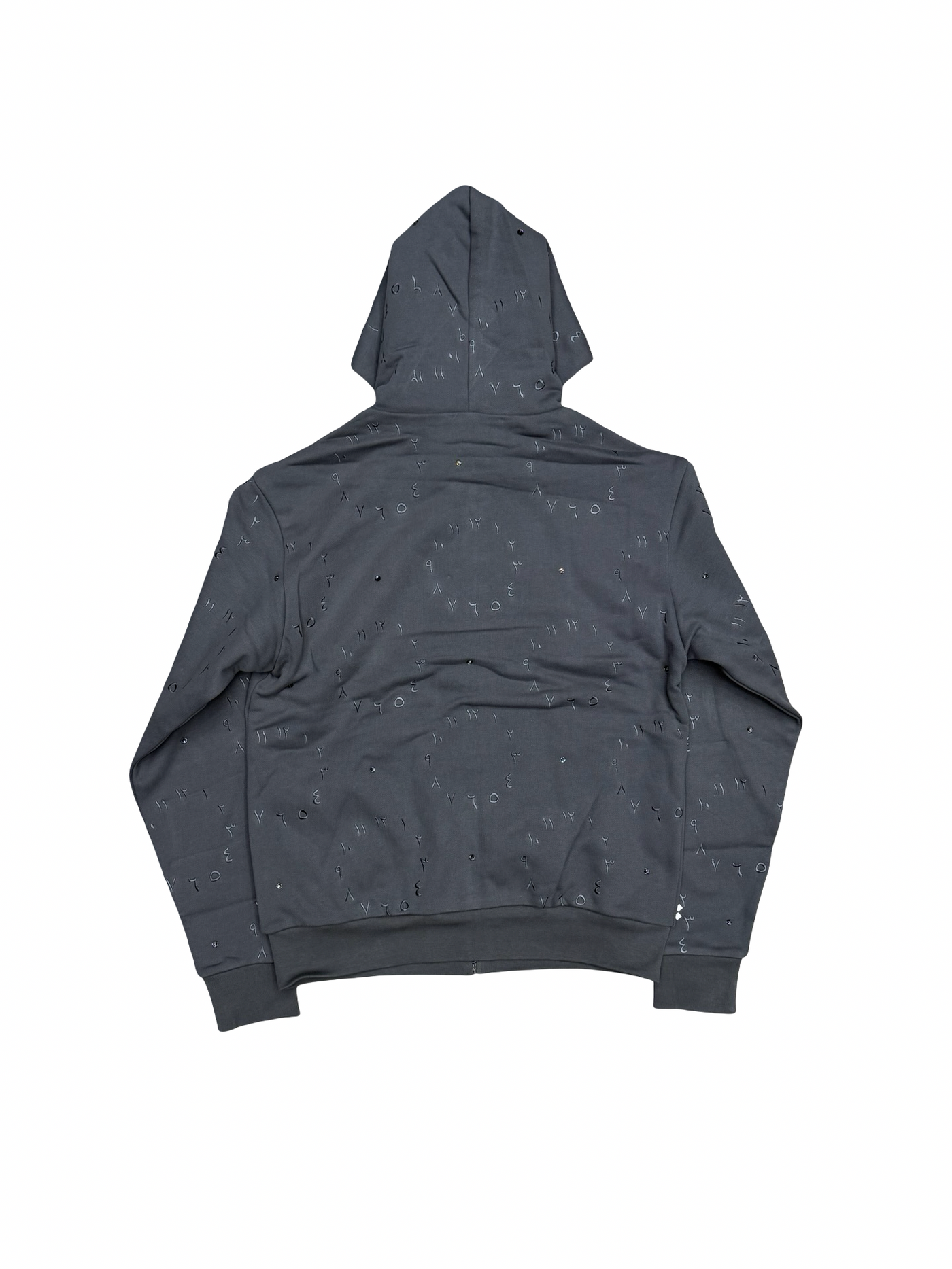 Niviour Timeless Charcoal Grey Zip Up Sweater