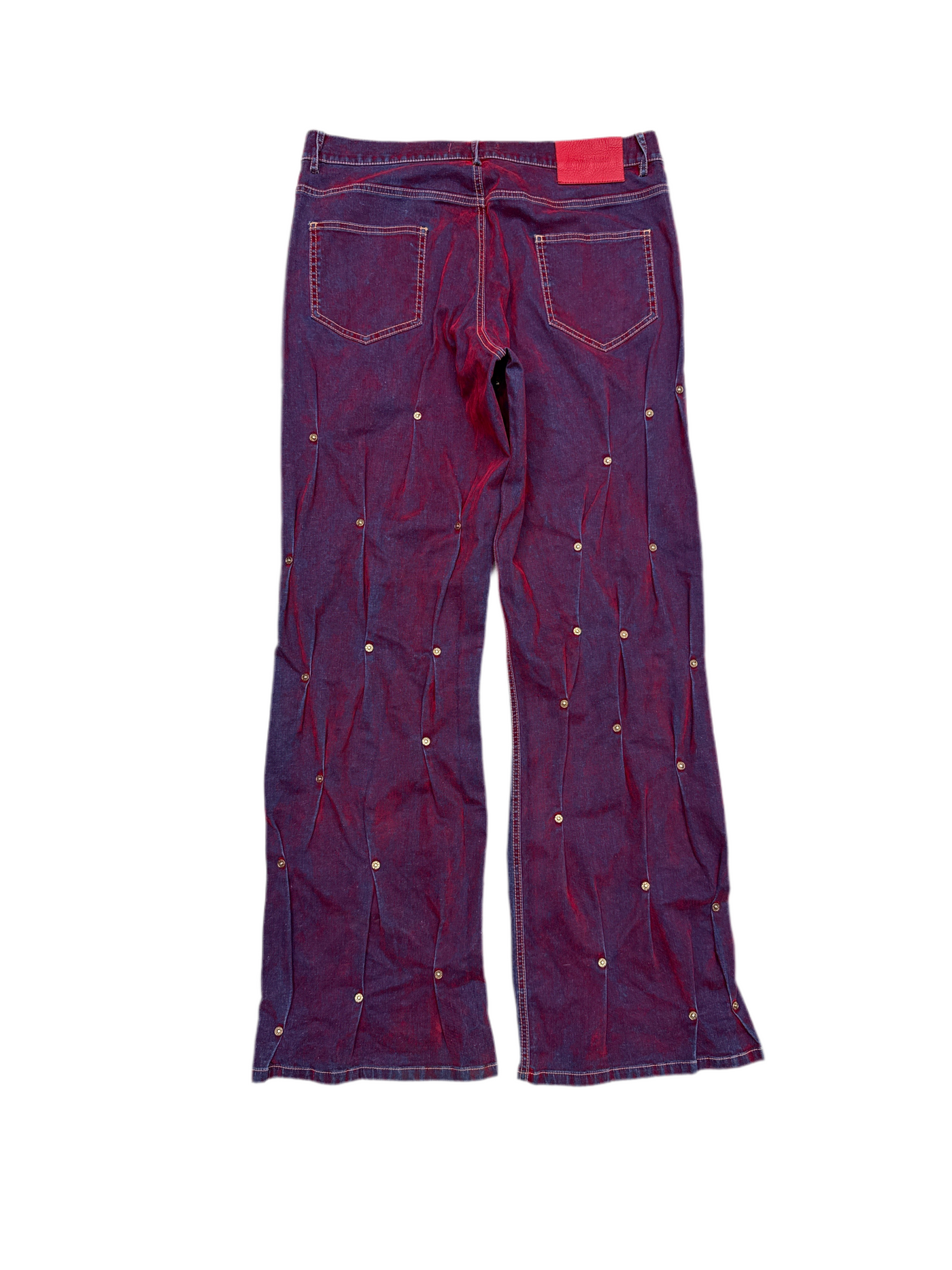 KUSIKOHC Multi Rivet Jeans