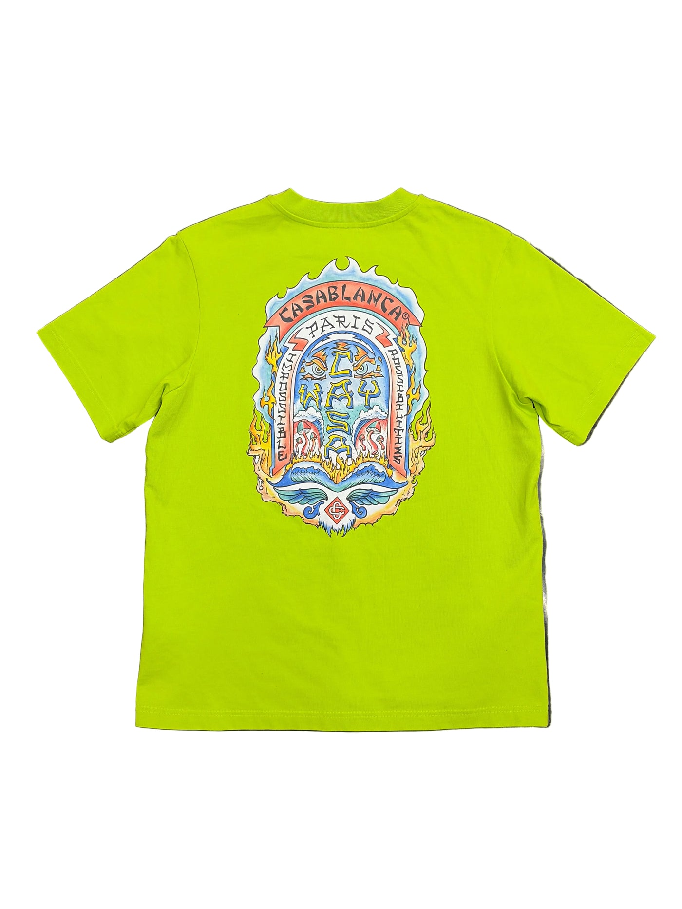 Casa Blanca Way Skate Printed Tee Like Green