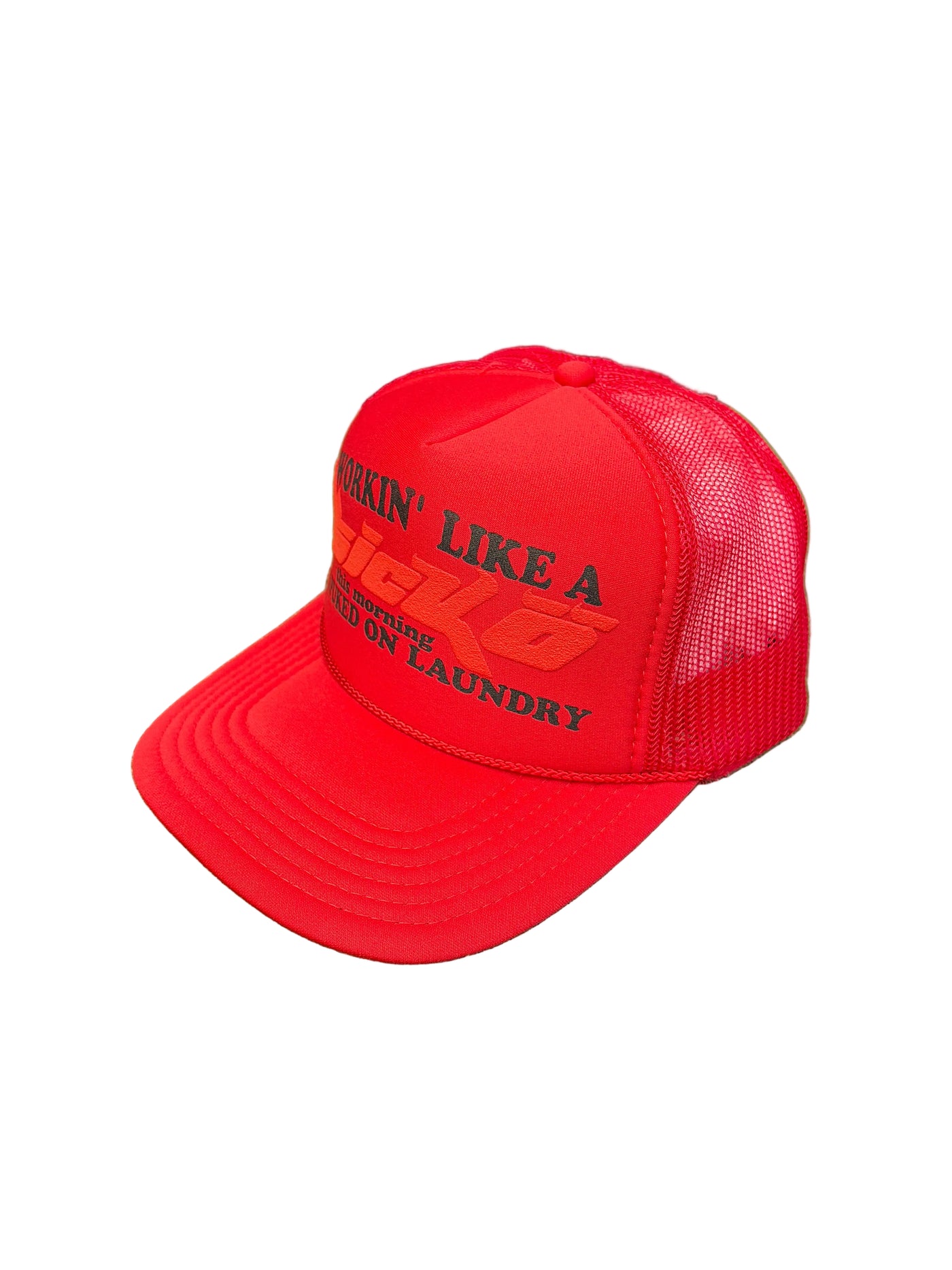 Sicko Laundry Trucker Hat Red