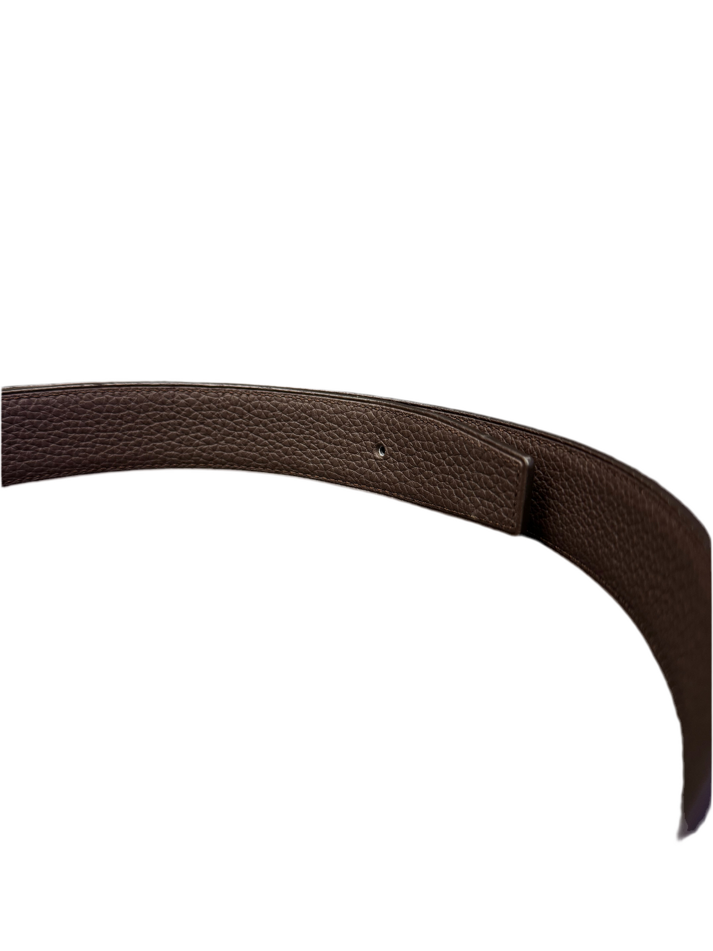 Hermes Reversible Belt Black Brown (No Buckle)