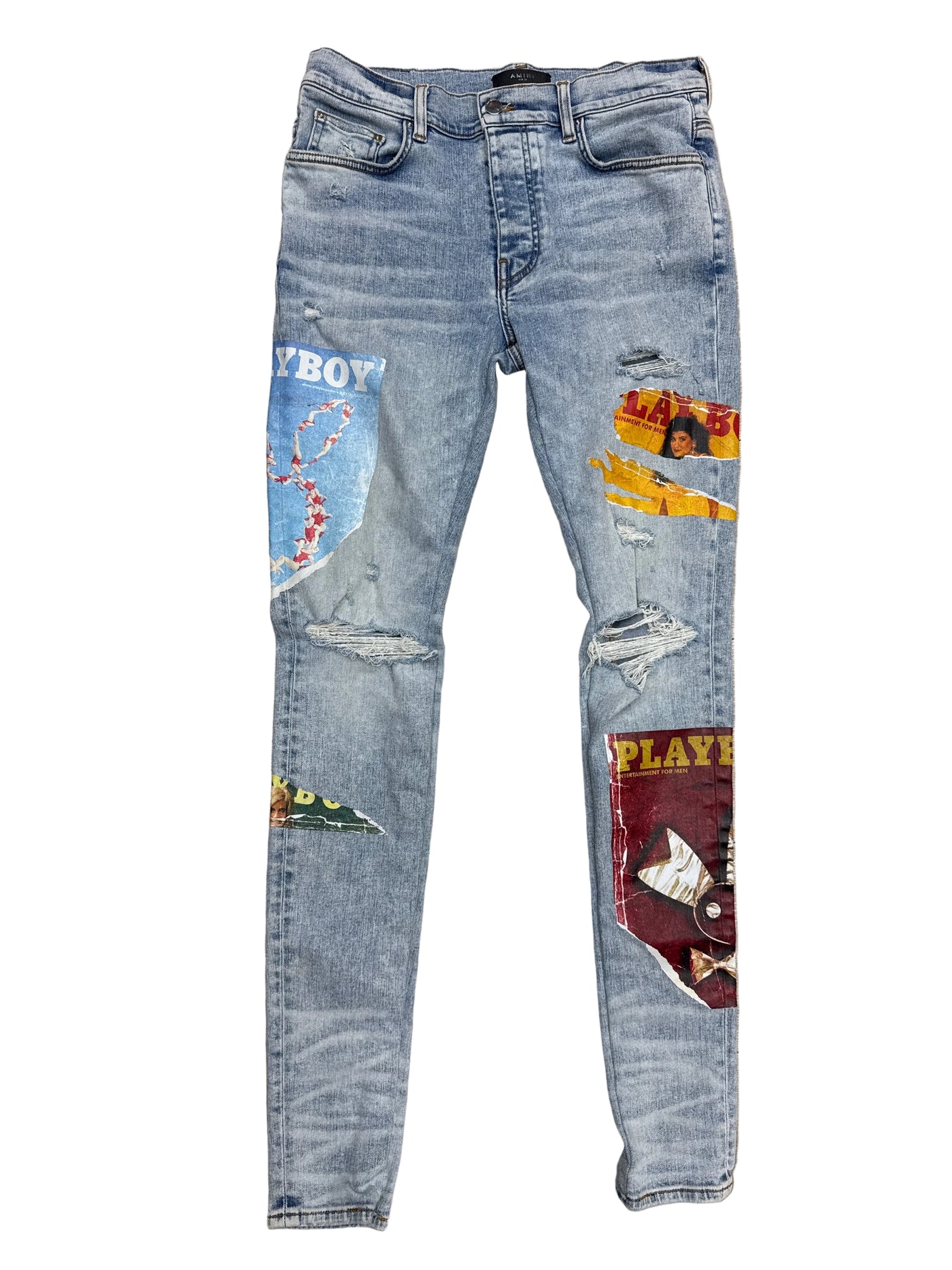 Amiri Playboy Straight Demin Jeans