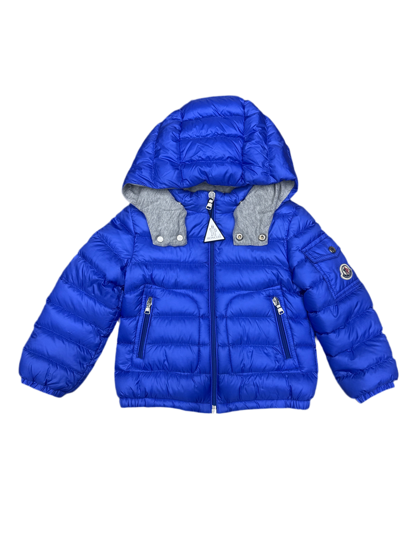 Moncler Baby Lauros Puffer Jacket Blue