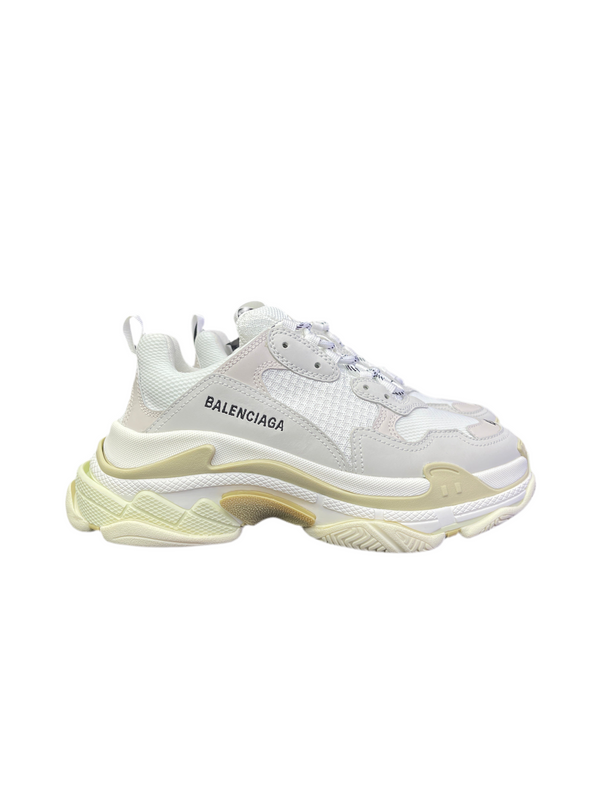 WMNS Balenciaga Triple S White Beige