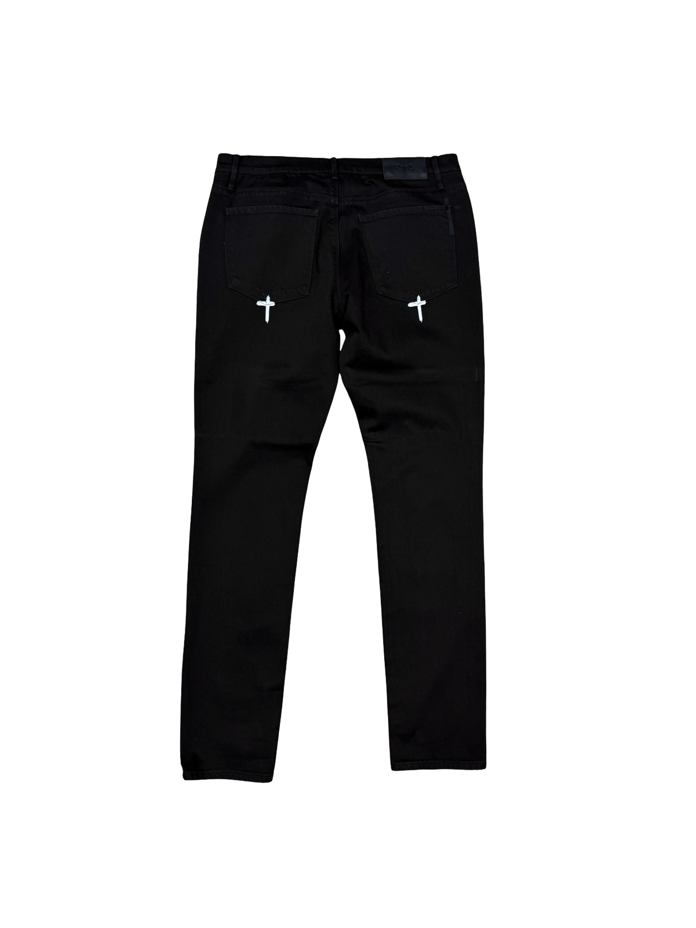 RTA Bryant Skinny Rest In Peace Black Jeans