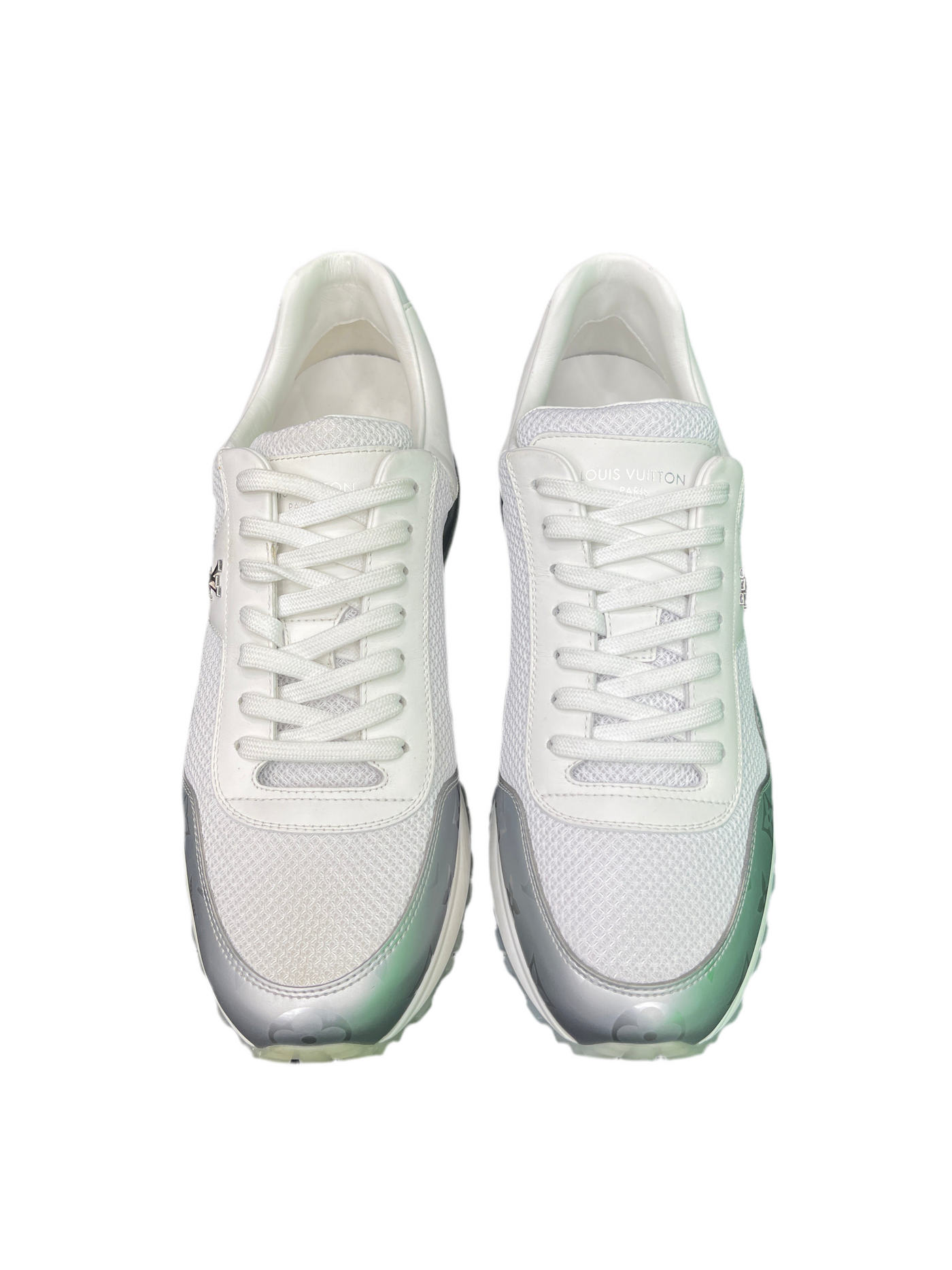 LV Run Away Monogram Silver White