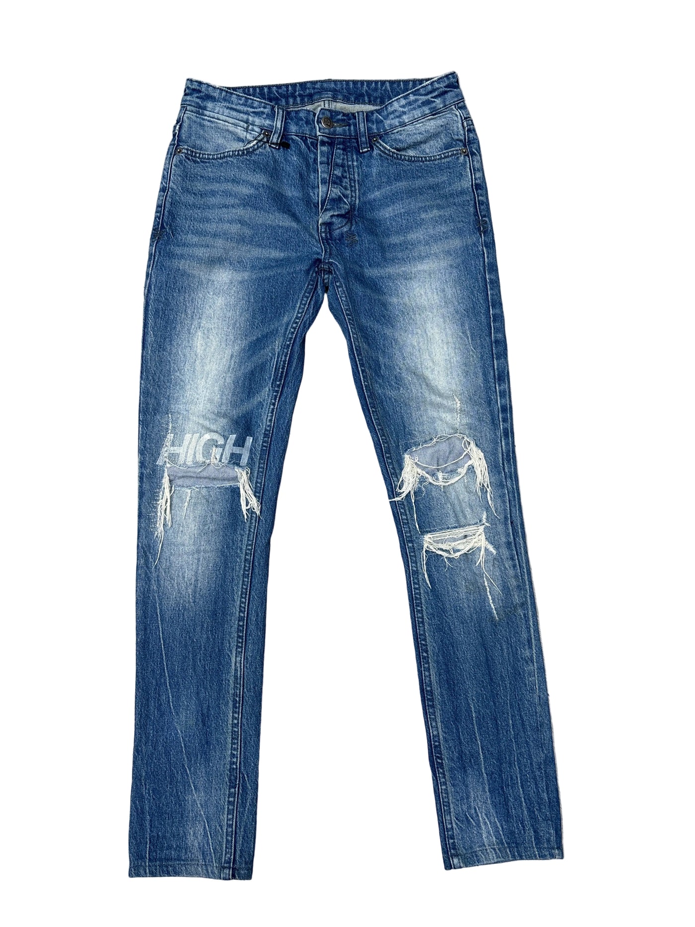 Ksubi Knee Patched Denim Jeans