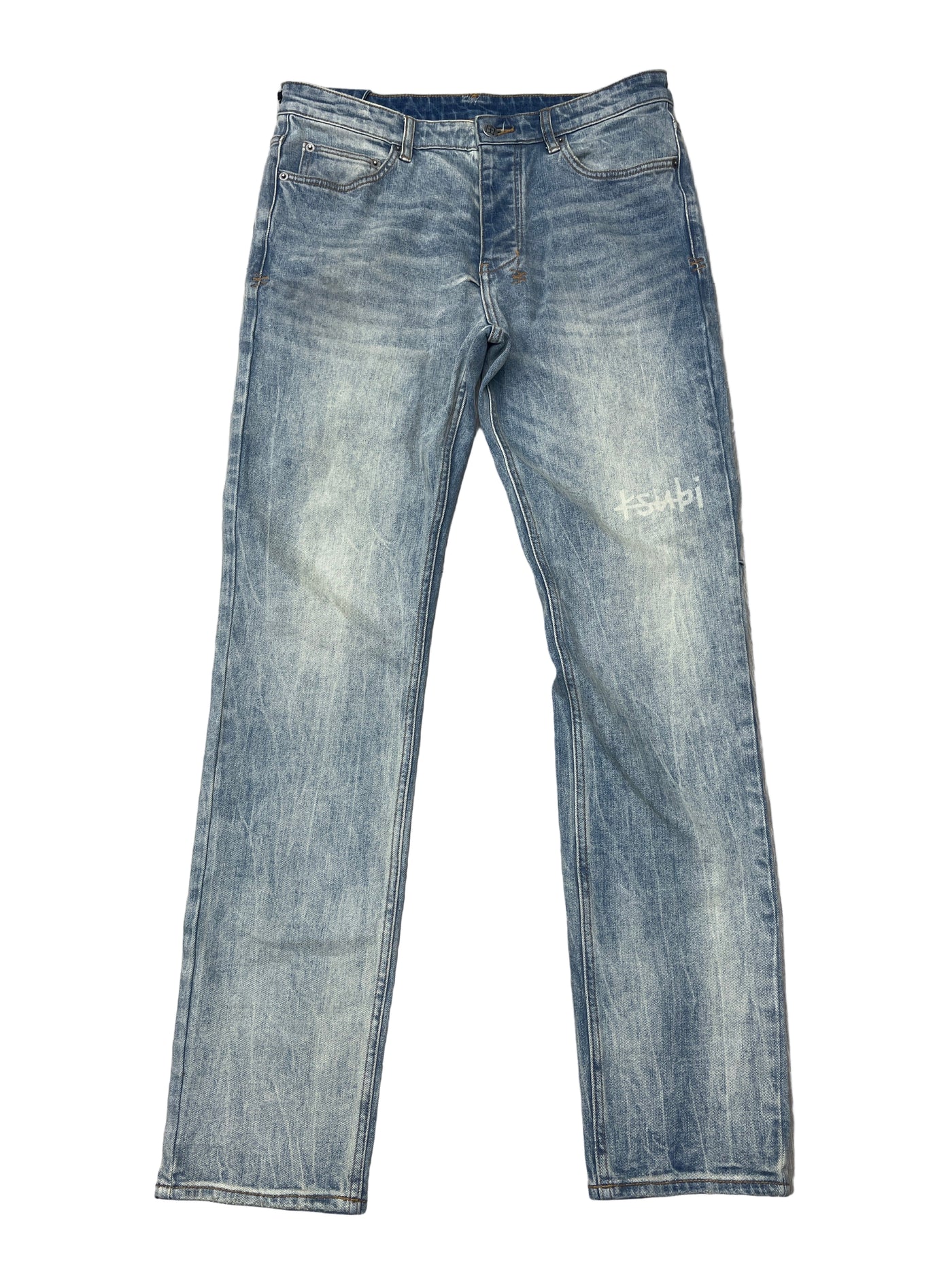 Ksubi Knee Logo Jeans Blue