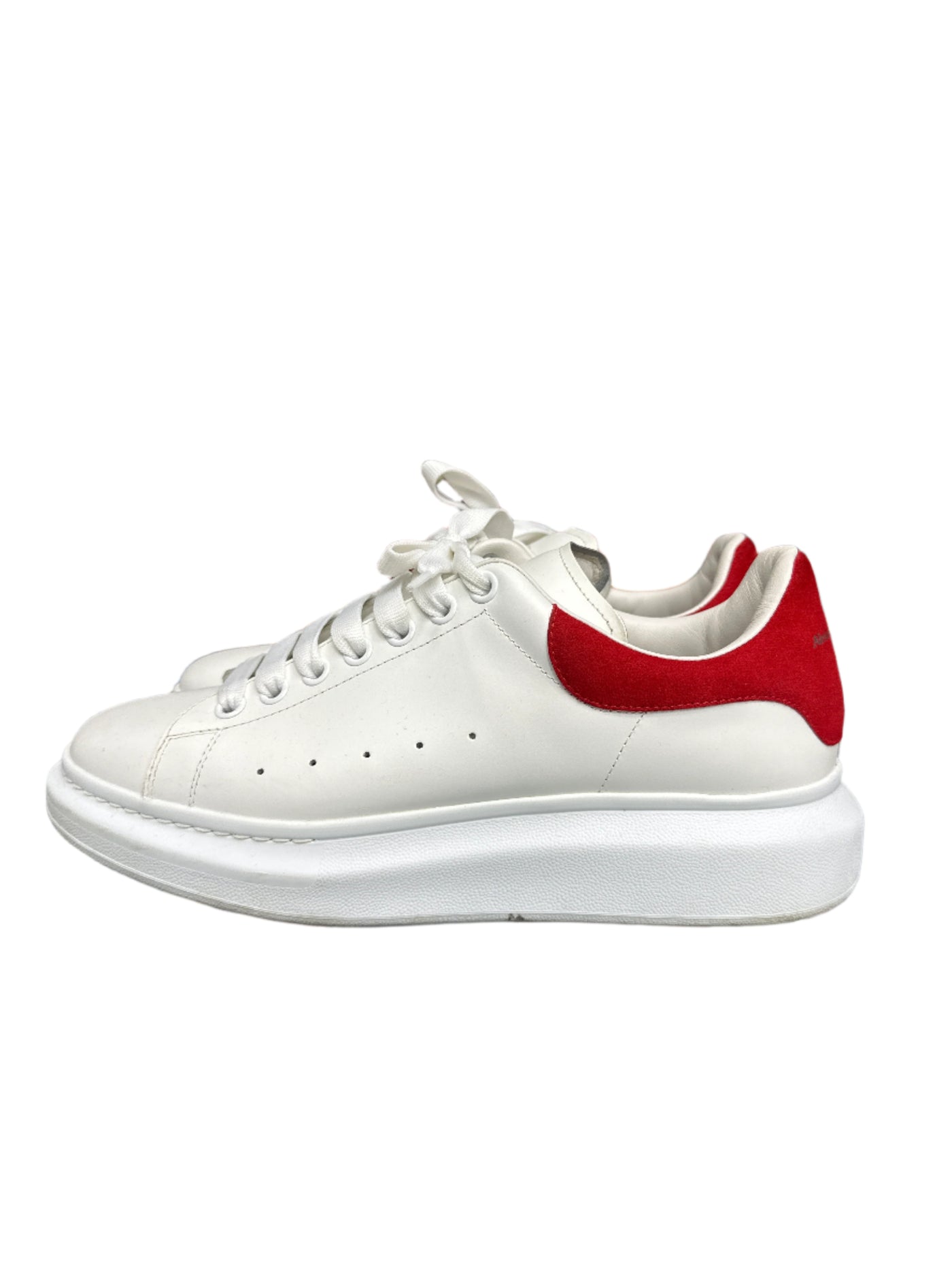 Alexander McQueen Oversized White and Red Sneakers