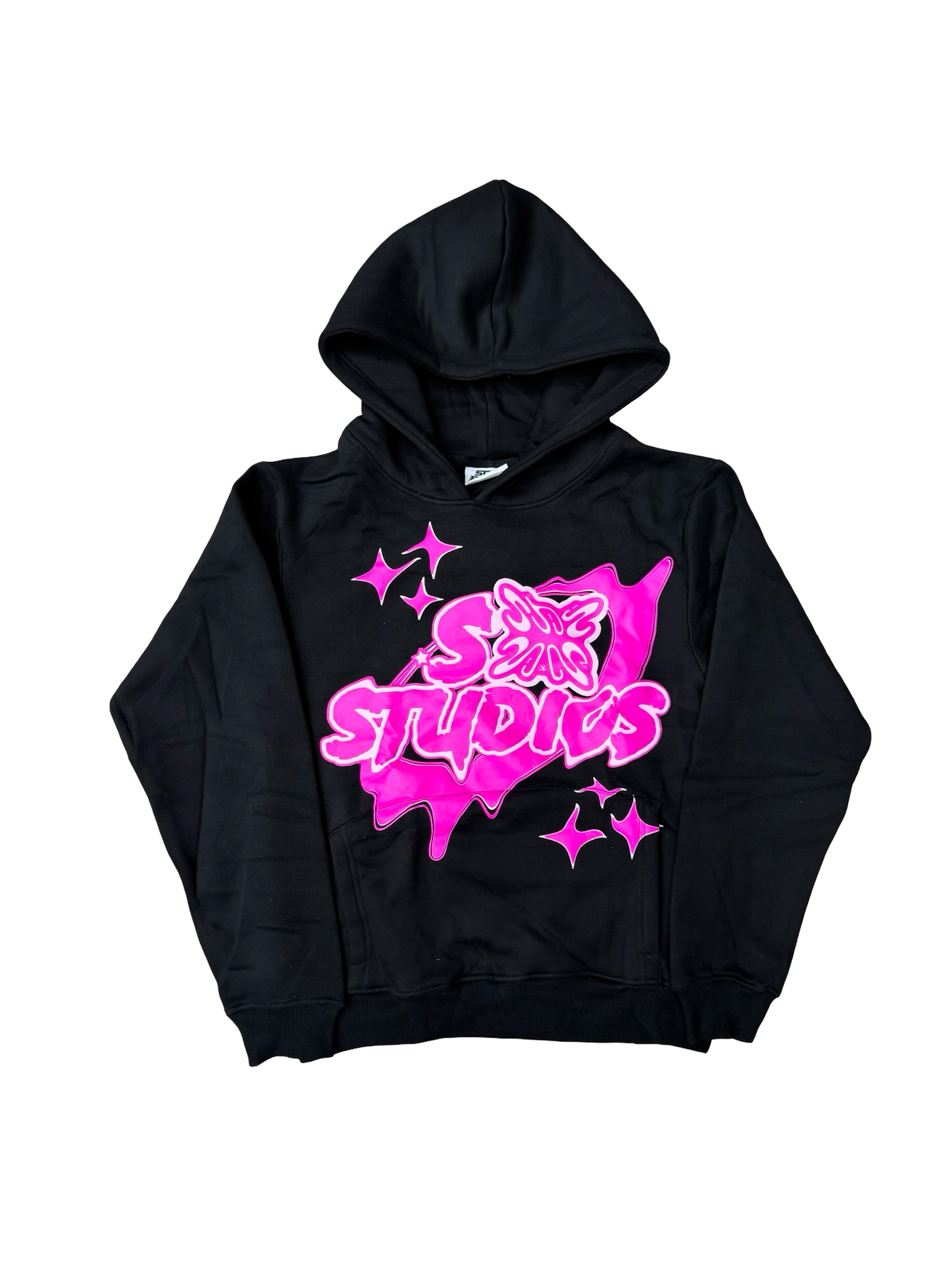 SB Studios Stain Bandz Hoodie Hot Pink
