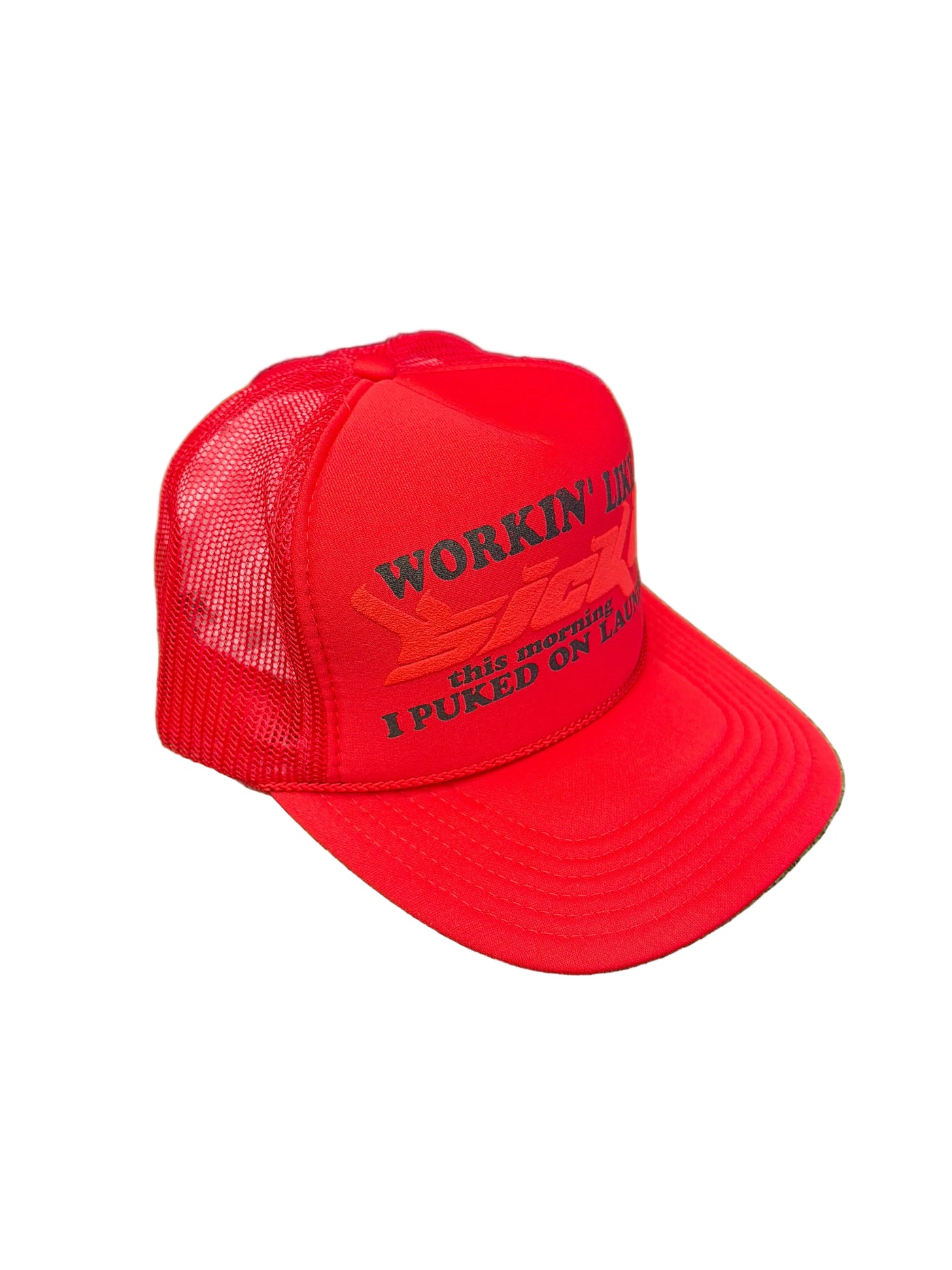 Sicko Laundry Trucker Hat Red